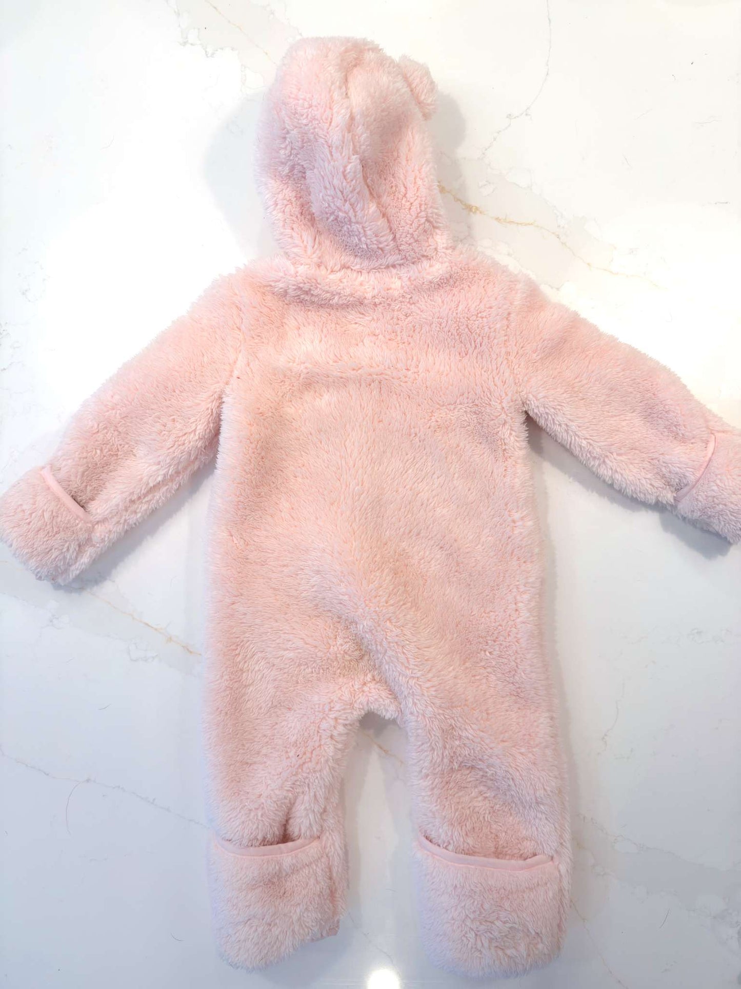 Pink Bunting Suit - 6-9 Months, Kids 9 Month (6-9M)