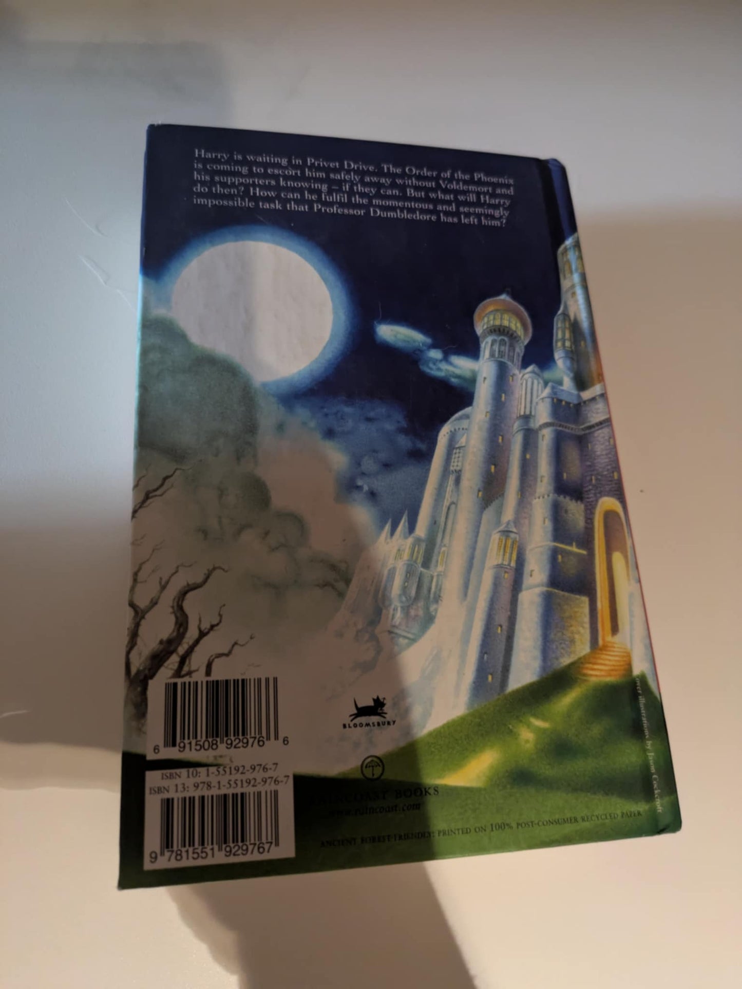 Harry Potter and the Deathly Hallows Hard cover book