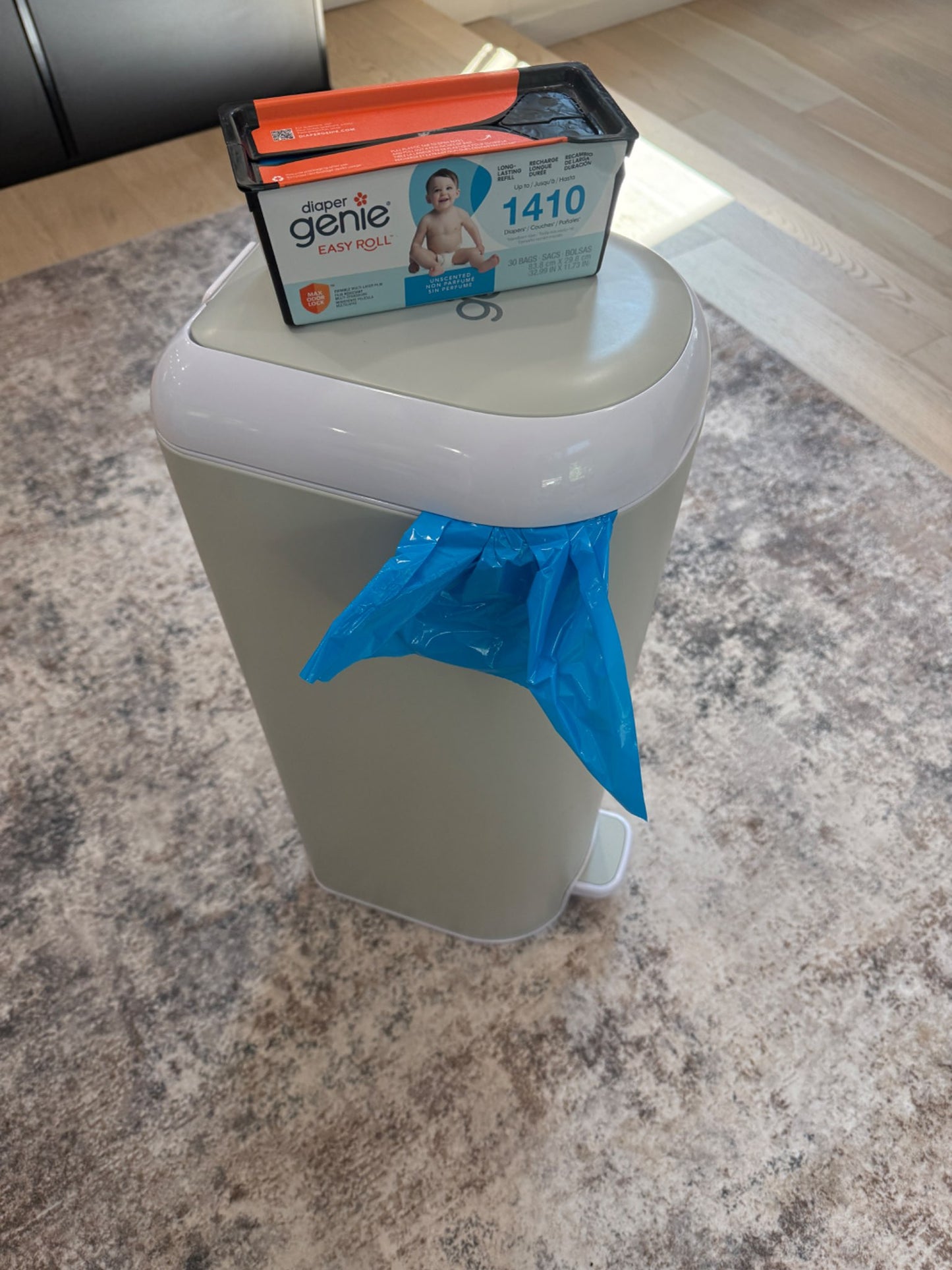 Platinum Stainless Steel Diaper Genie