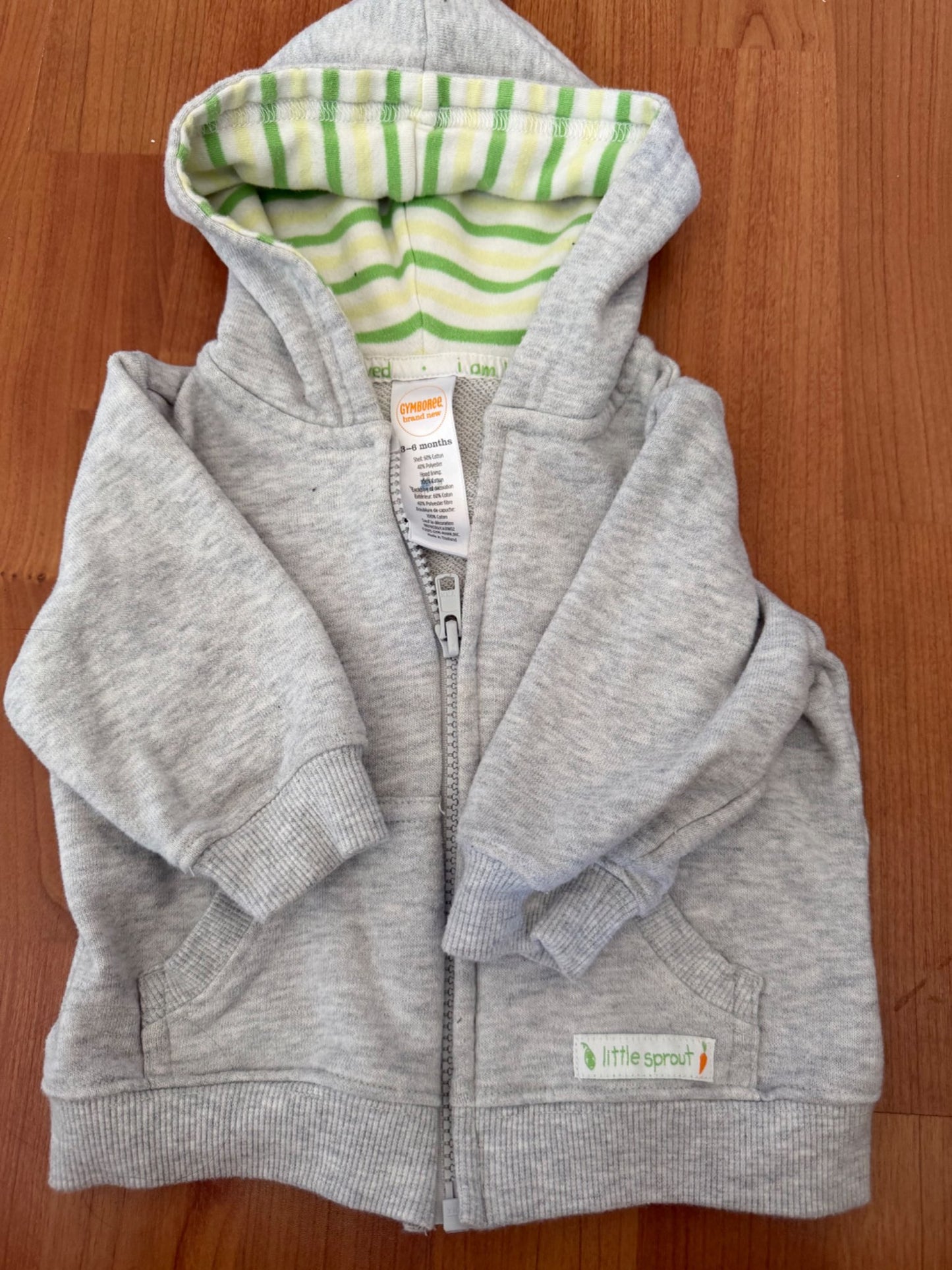 Grey Sweater, Kids 6 Month (3-6M)