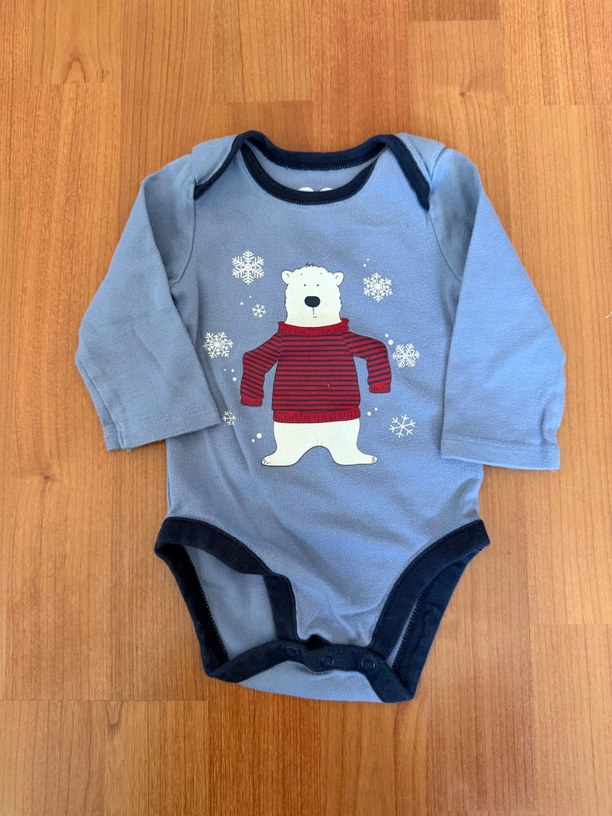 Polar Bear Bodysuit 3-6 Months , Kids 6 Month (3-6M)