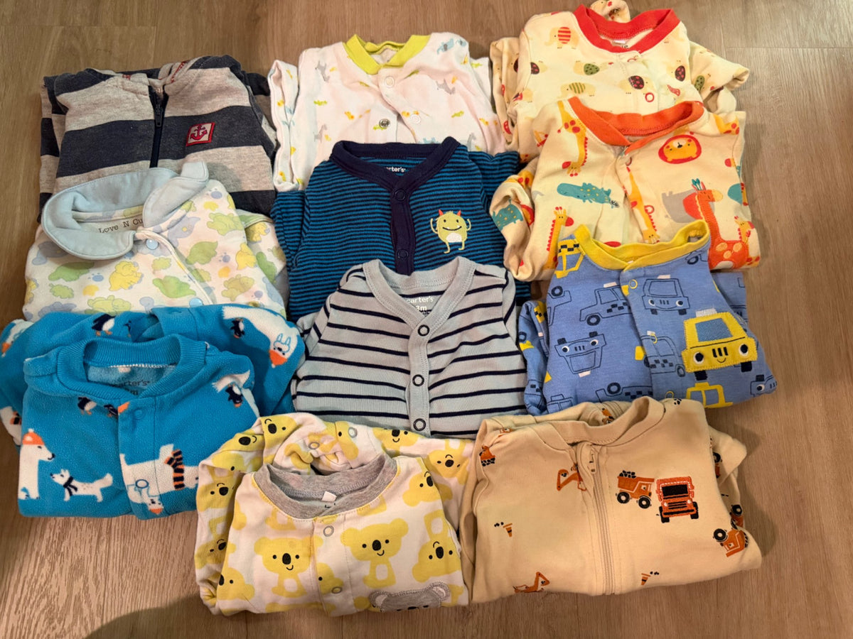 11 Baby Sleeper Bundle , Kids 3 Month (0-3M)
