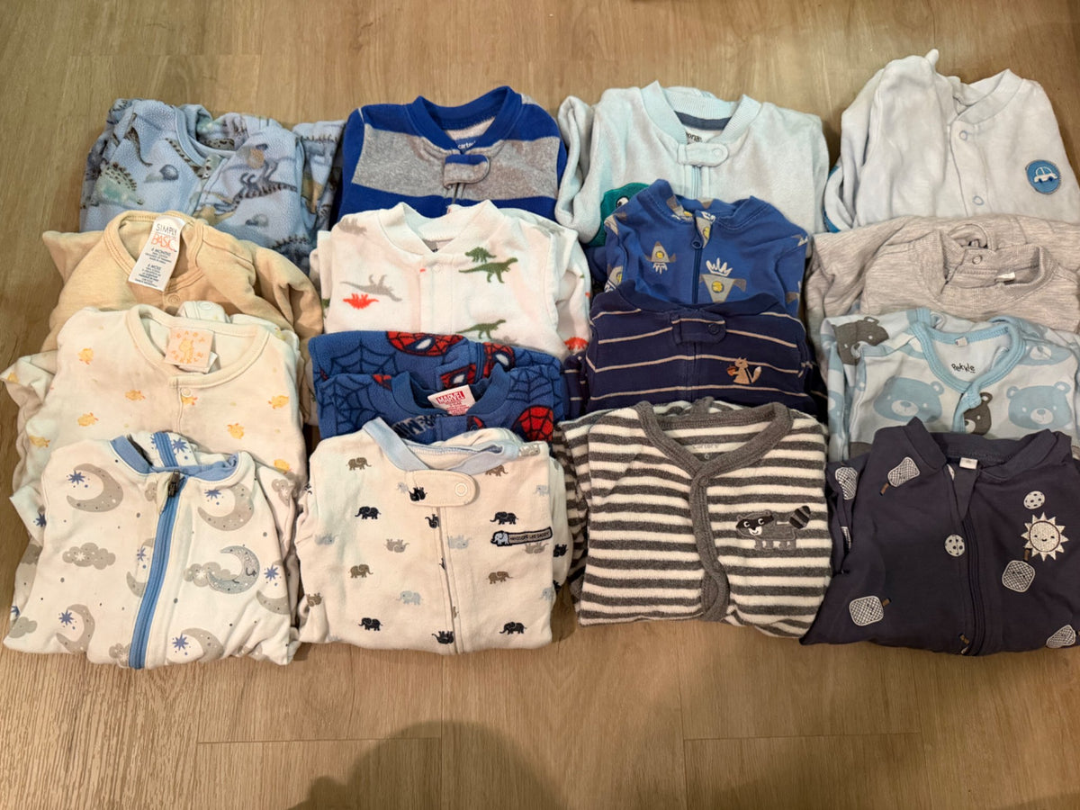 16 Sleeper 3-6 Month Bundle , Kids 6 Month (3-6M)
