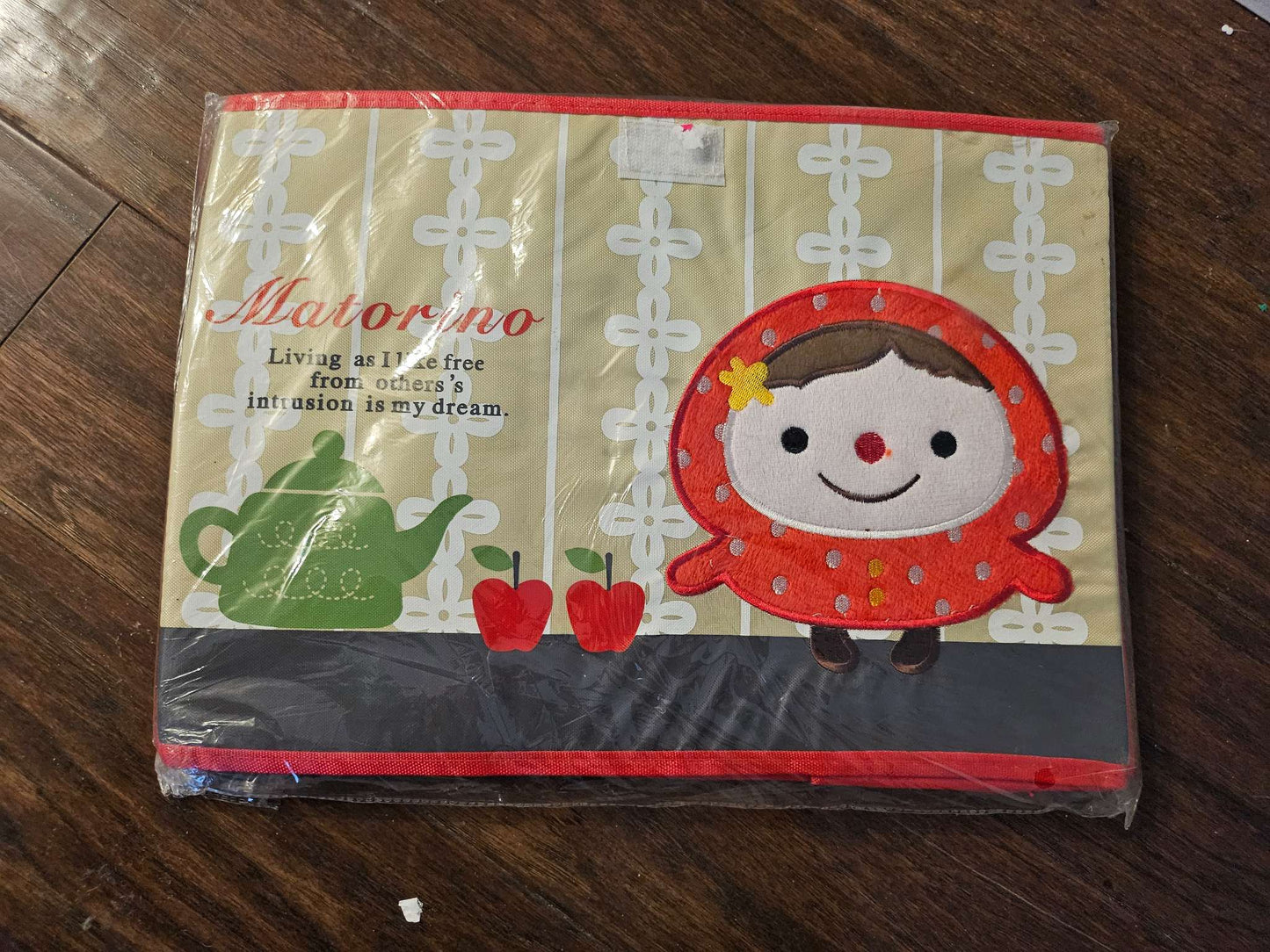 Cute Matorino Girl & Teapot Foldable Storage Organizer Box | New Sealed