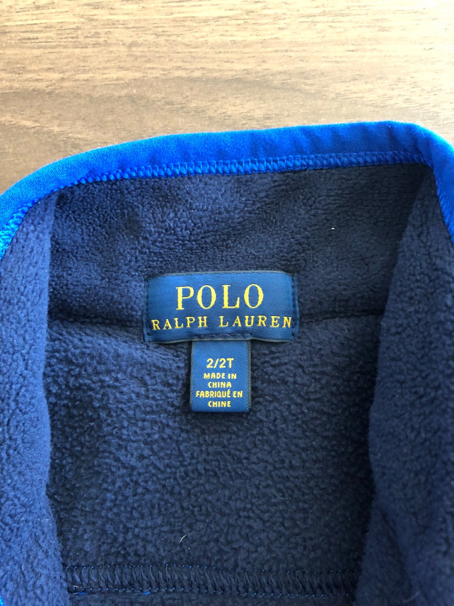 Ralph Lauren Zip up Fleece Vest, 2T, Kids 2T