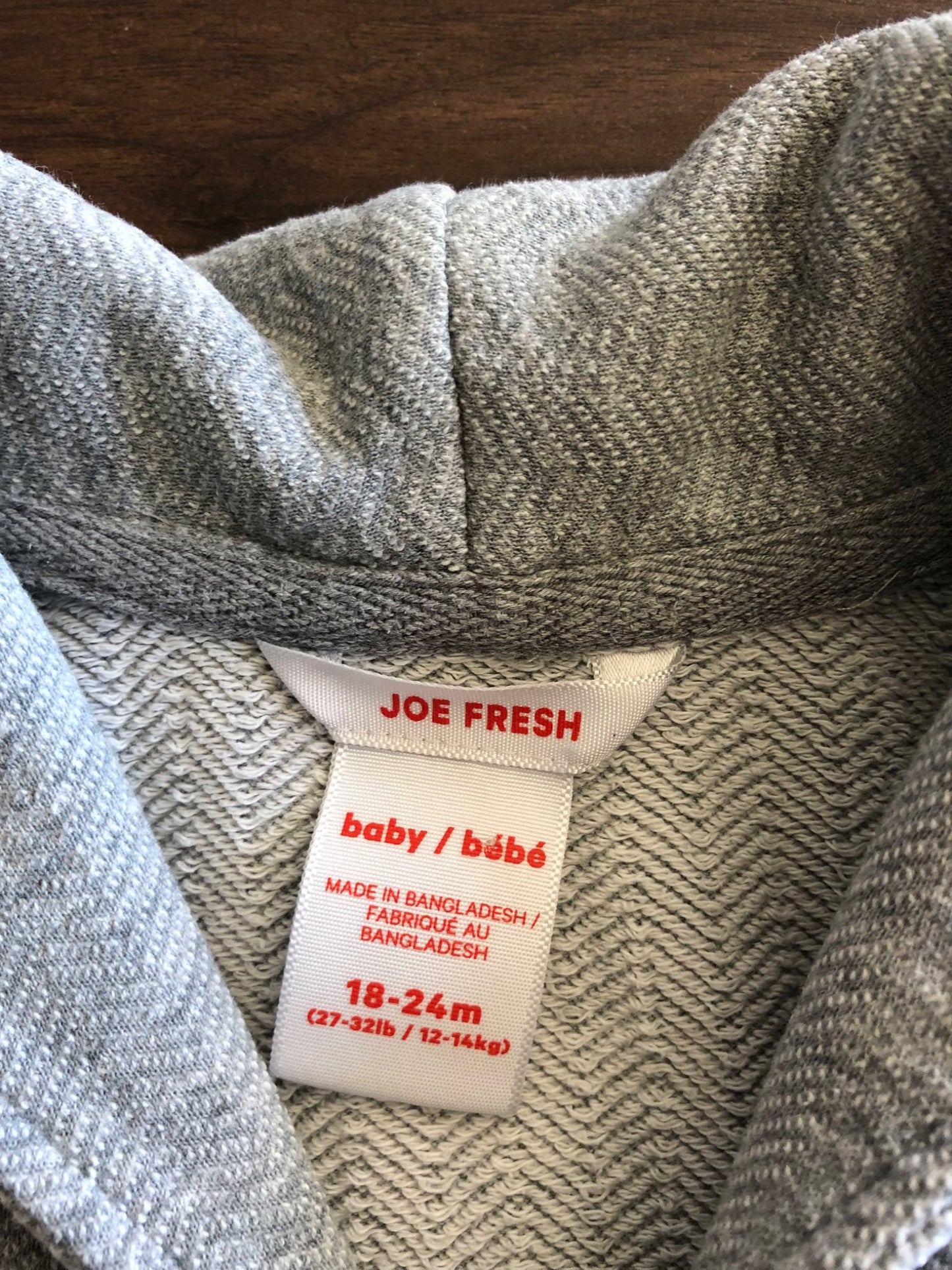 Toddler Button-up Grey Sweater/Jacket, 18-24M, Kids 24 Month (18-24M)