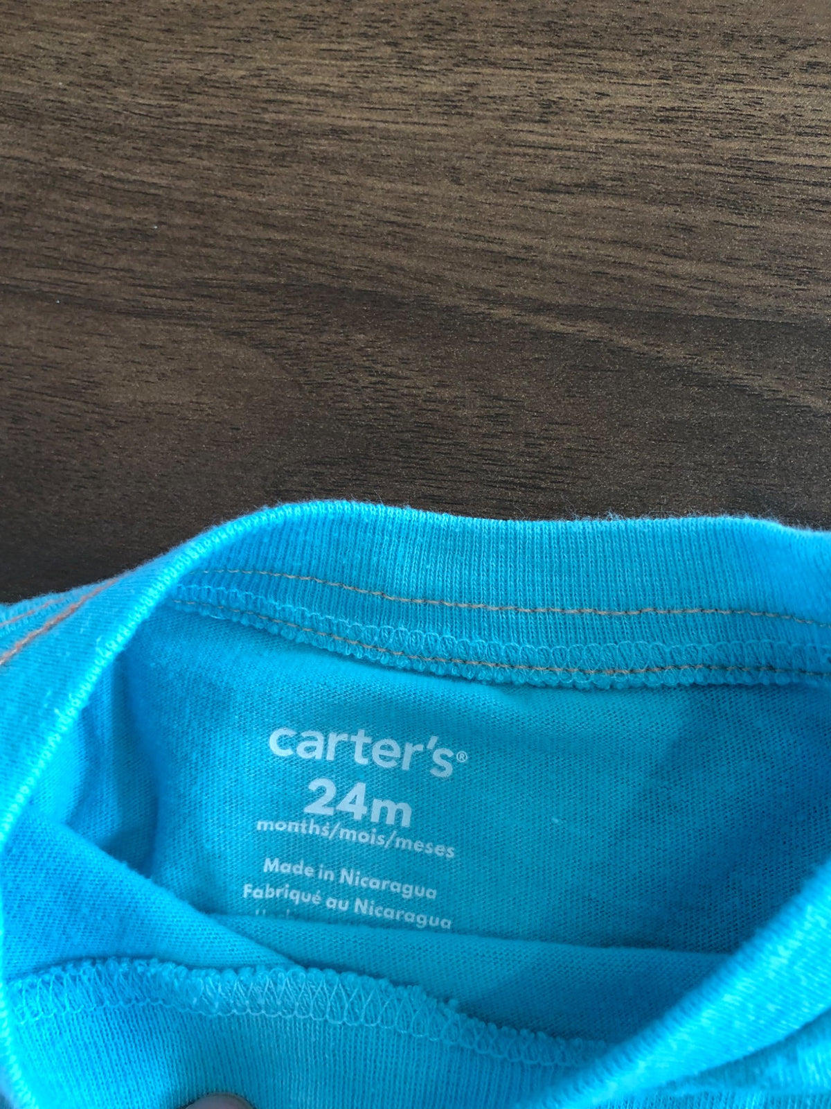 Toddler Short Sleeve Bright Blue T-shirt, 24M, Kids 24 Month (18-24M)