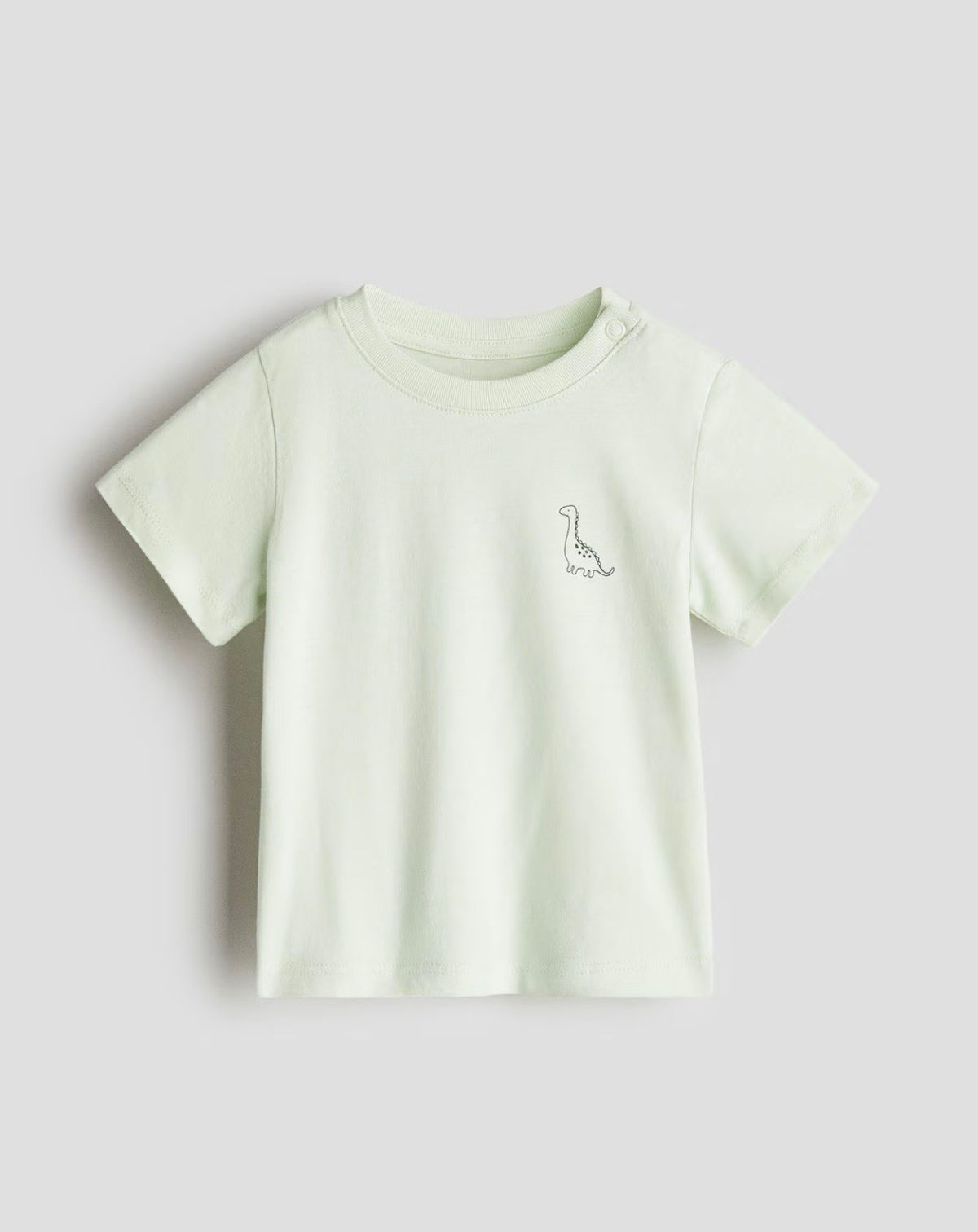 Toddler Light Green Short Sleeve Dino T-shirt, 2T, Kids 2T
