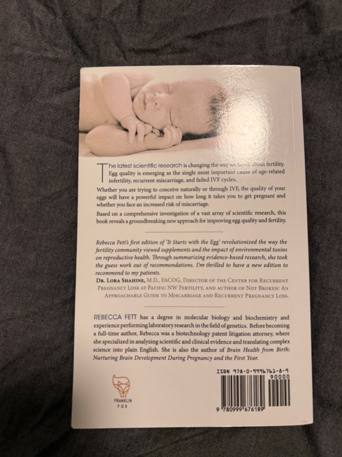 It Starts With The Egg by Rebecca Fett - Fertility/Conception Book