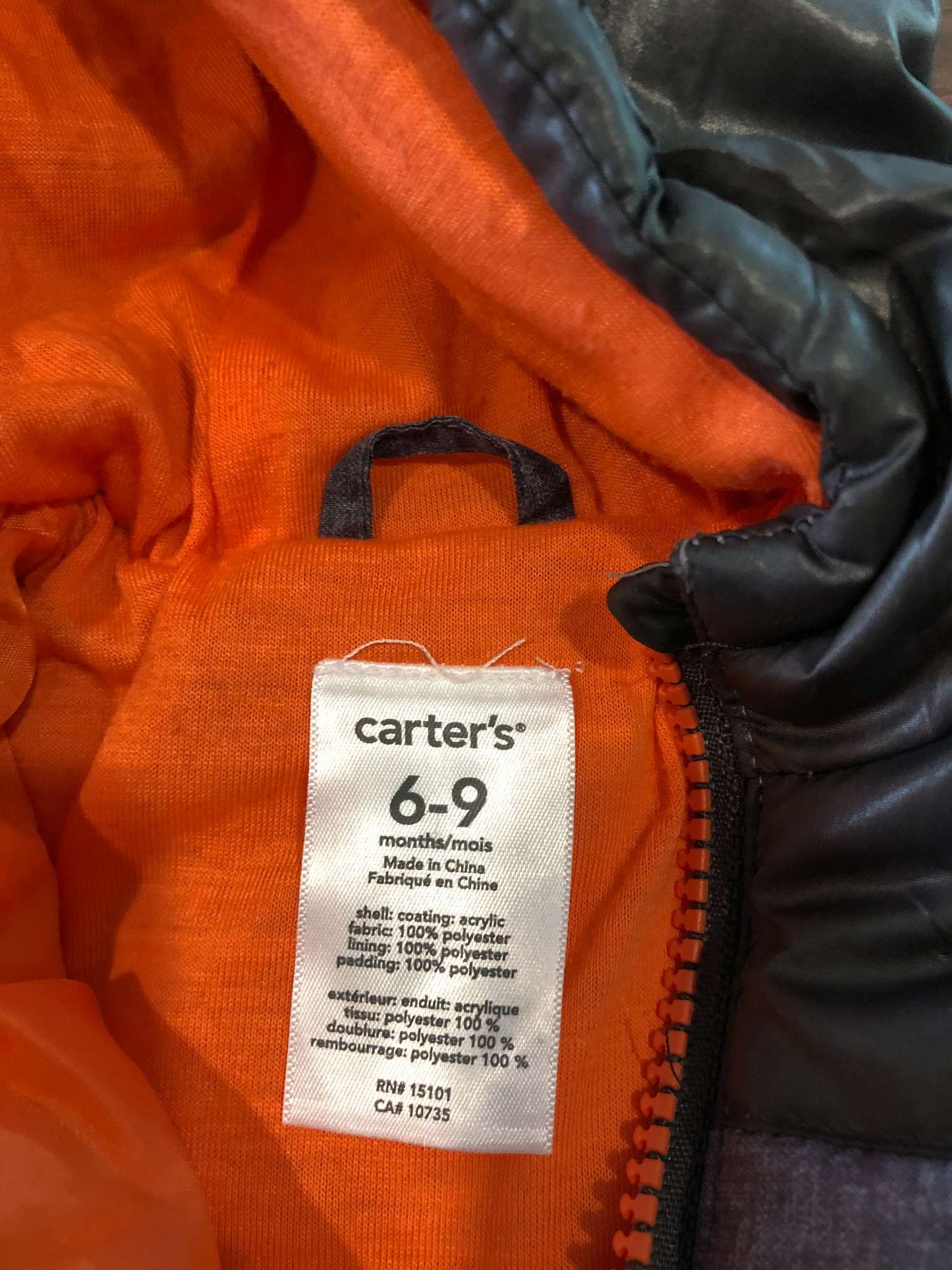 Carter's Winter Bunting Snowsuit, 6-9M, Kids 9 Month (6-9M)