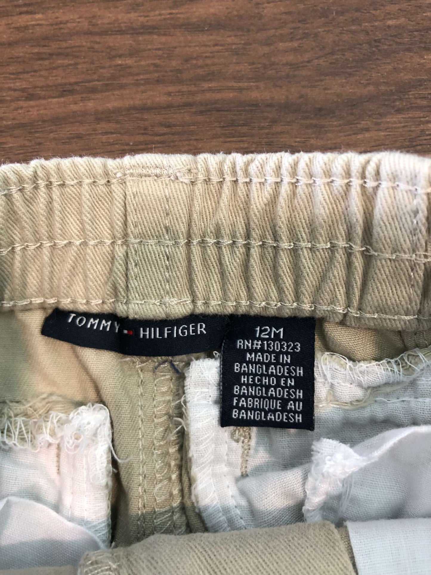 Tommy Hilfiger Baby Boy Khaki Pants, 12M, Kids 12 Month (9-12M)
