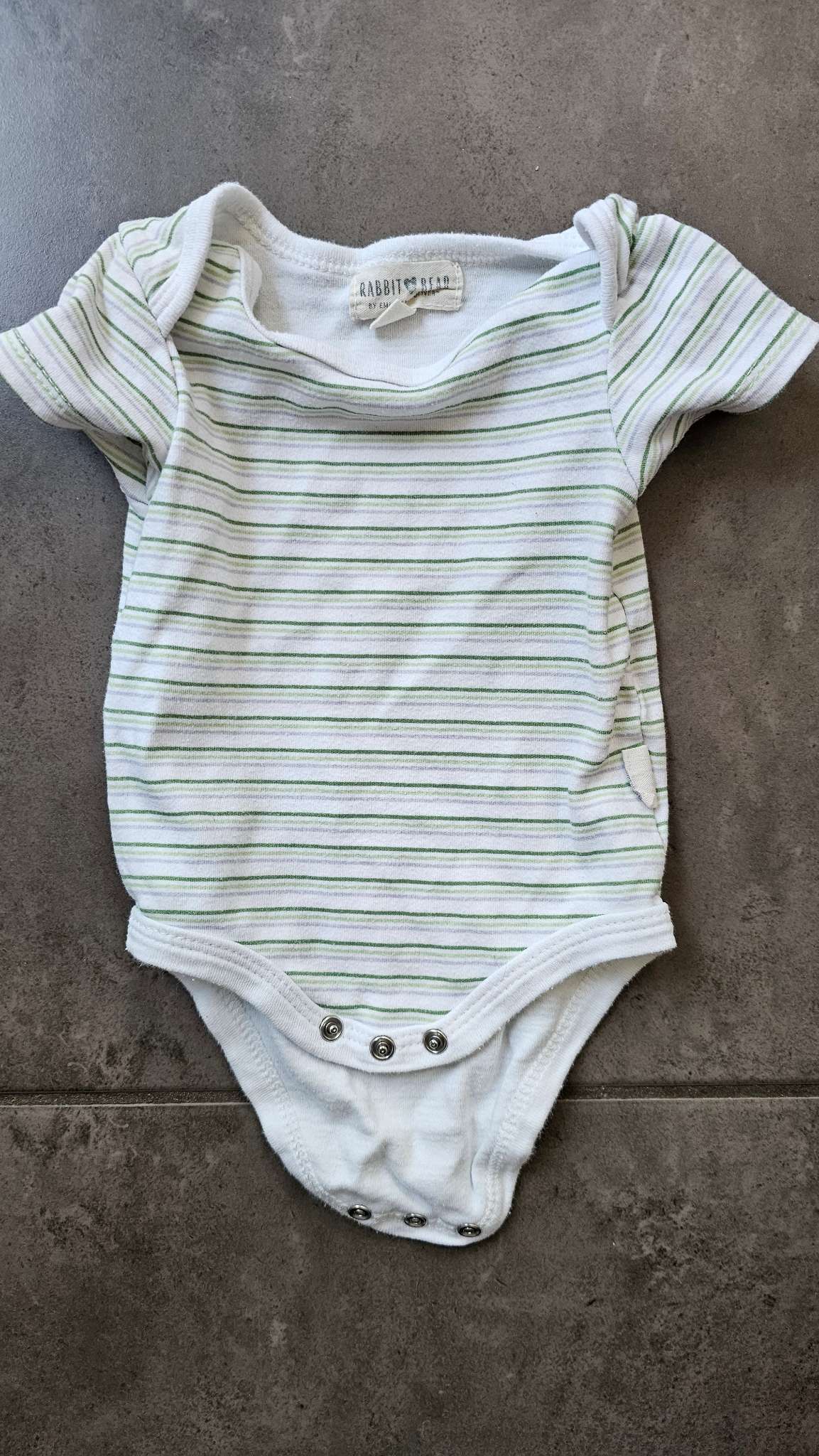 Rabbit & Bear Baby Striped Onesie – newborn, Kids Newborn