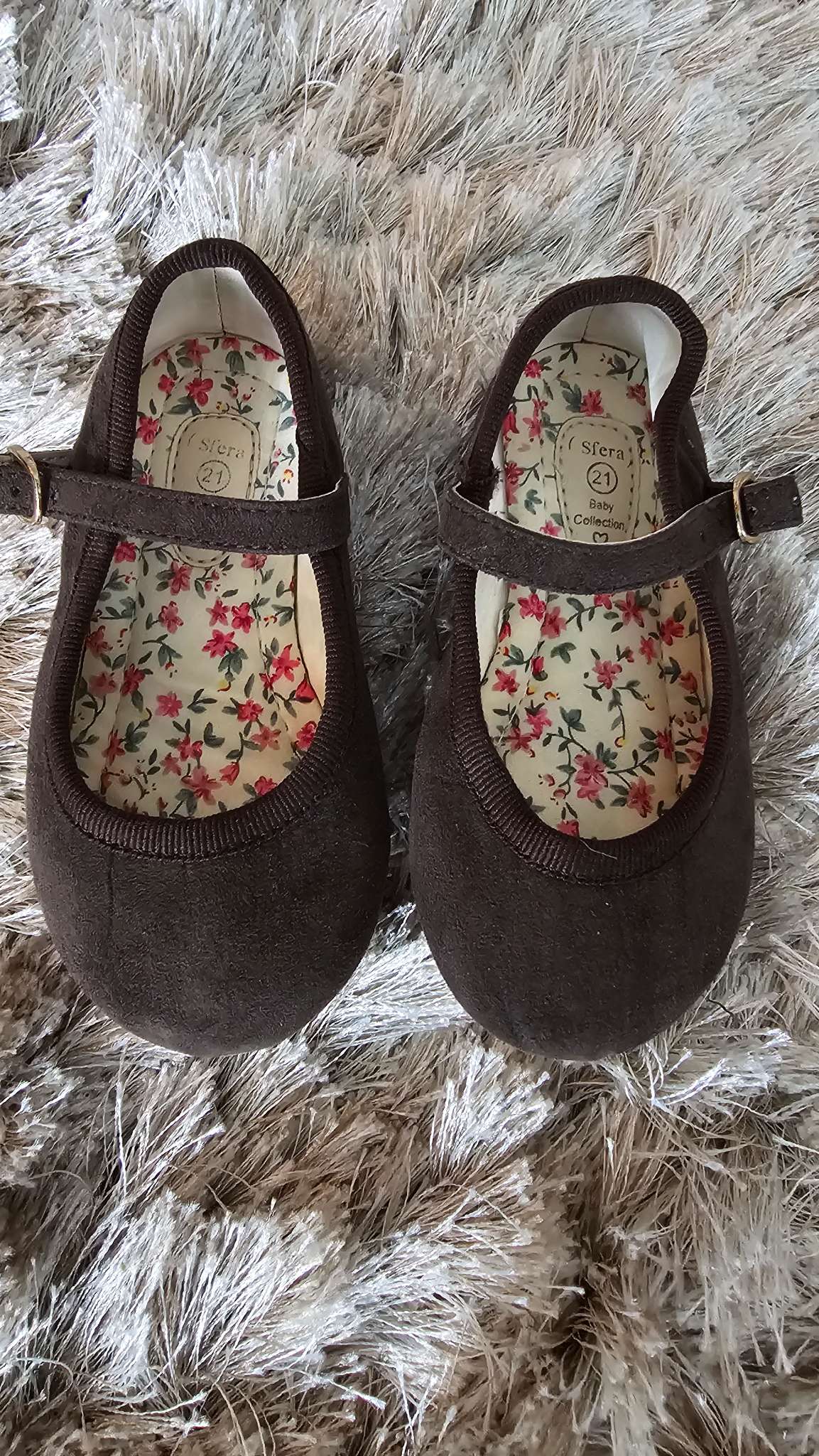 Sfera Girls Brown Mary Jane Shoes – size 5, Shoes 5 (Walkers:12-24 mth)