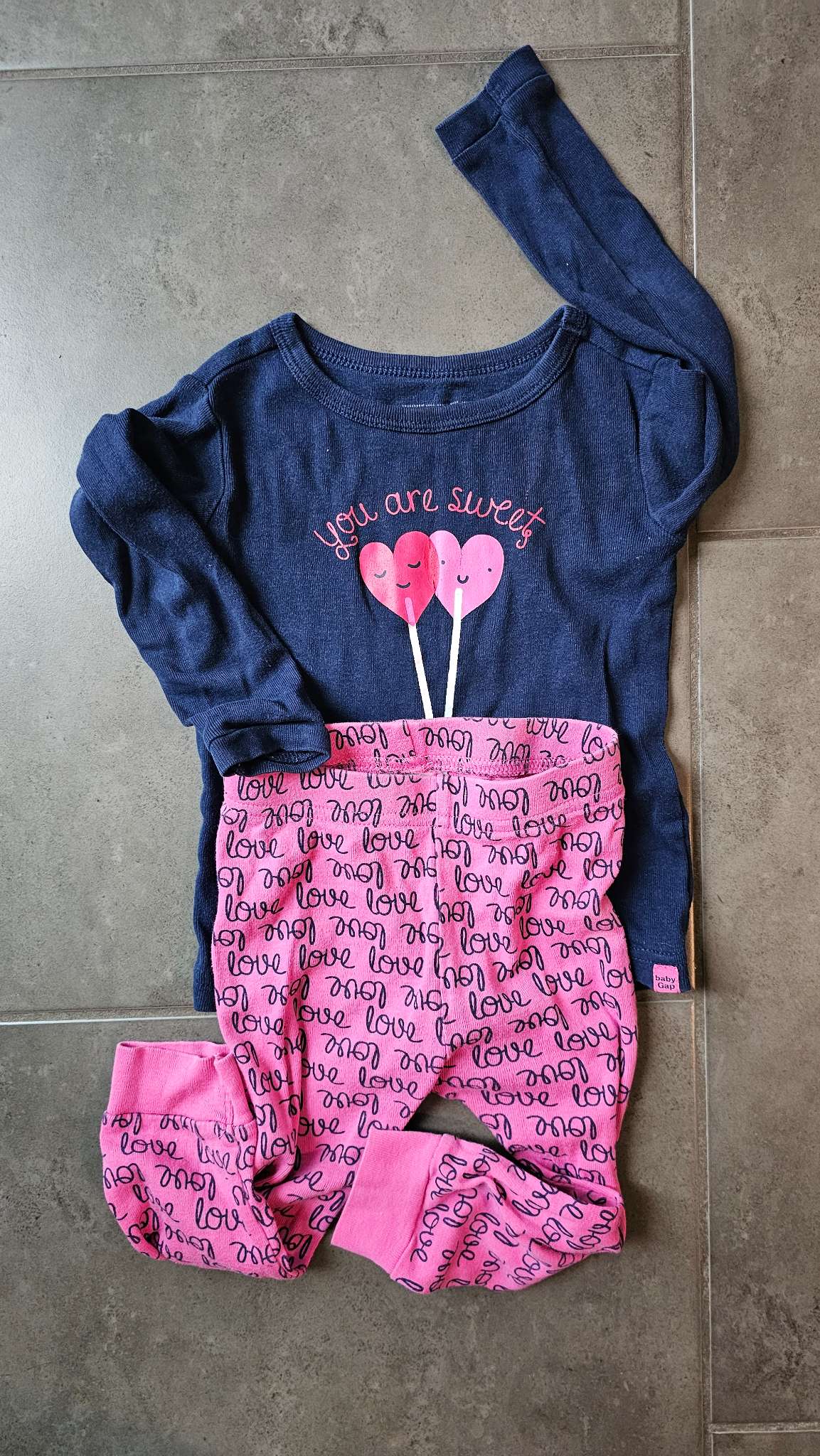 Baby Gap “You Are Sweet” Pajama Set – 18 Months (100% cotton), Kids 18 Month (12-18M)