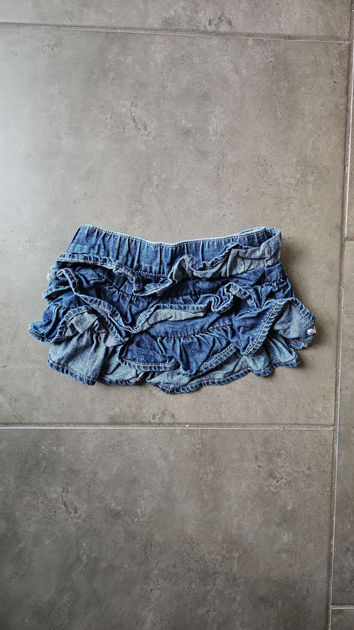 Tommy Hilfiger Denim Ruffle Skirt (12 Months), Kids 12 Month (9-12M)
