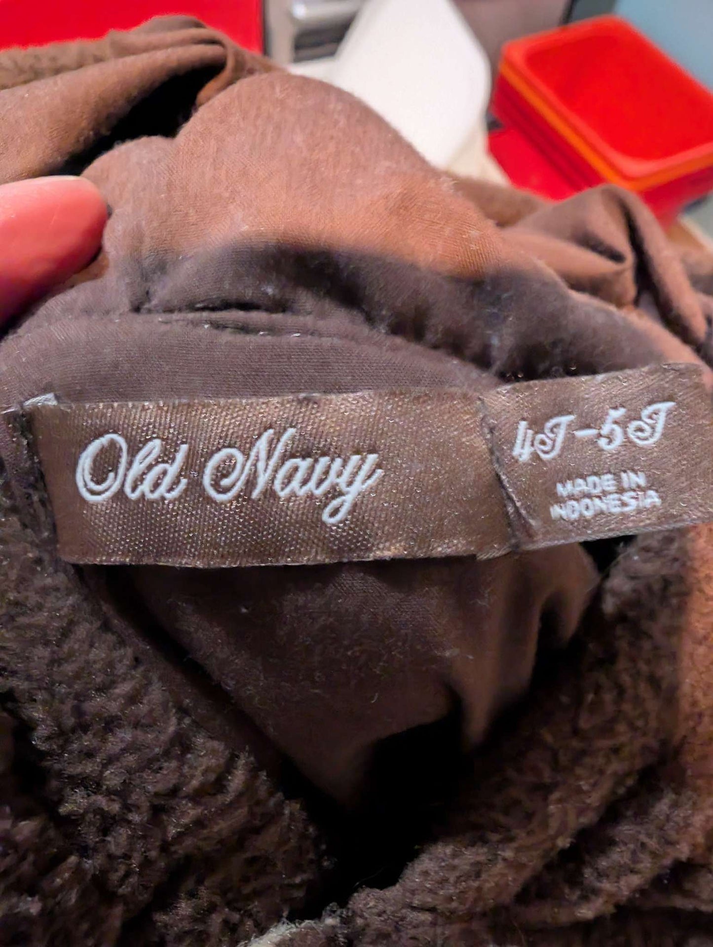 Monkey costume Size 4-5, Kids 4/4T