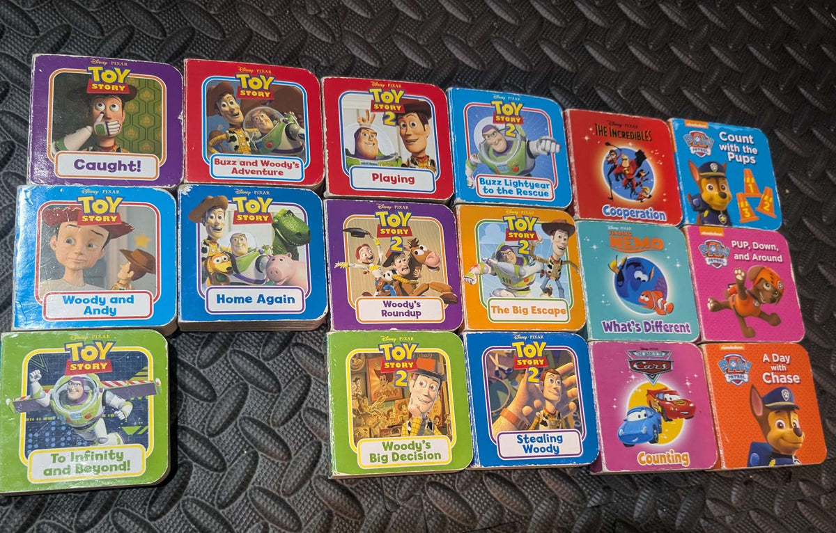 17 mini board books