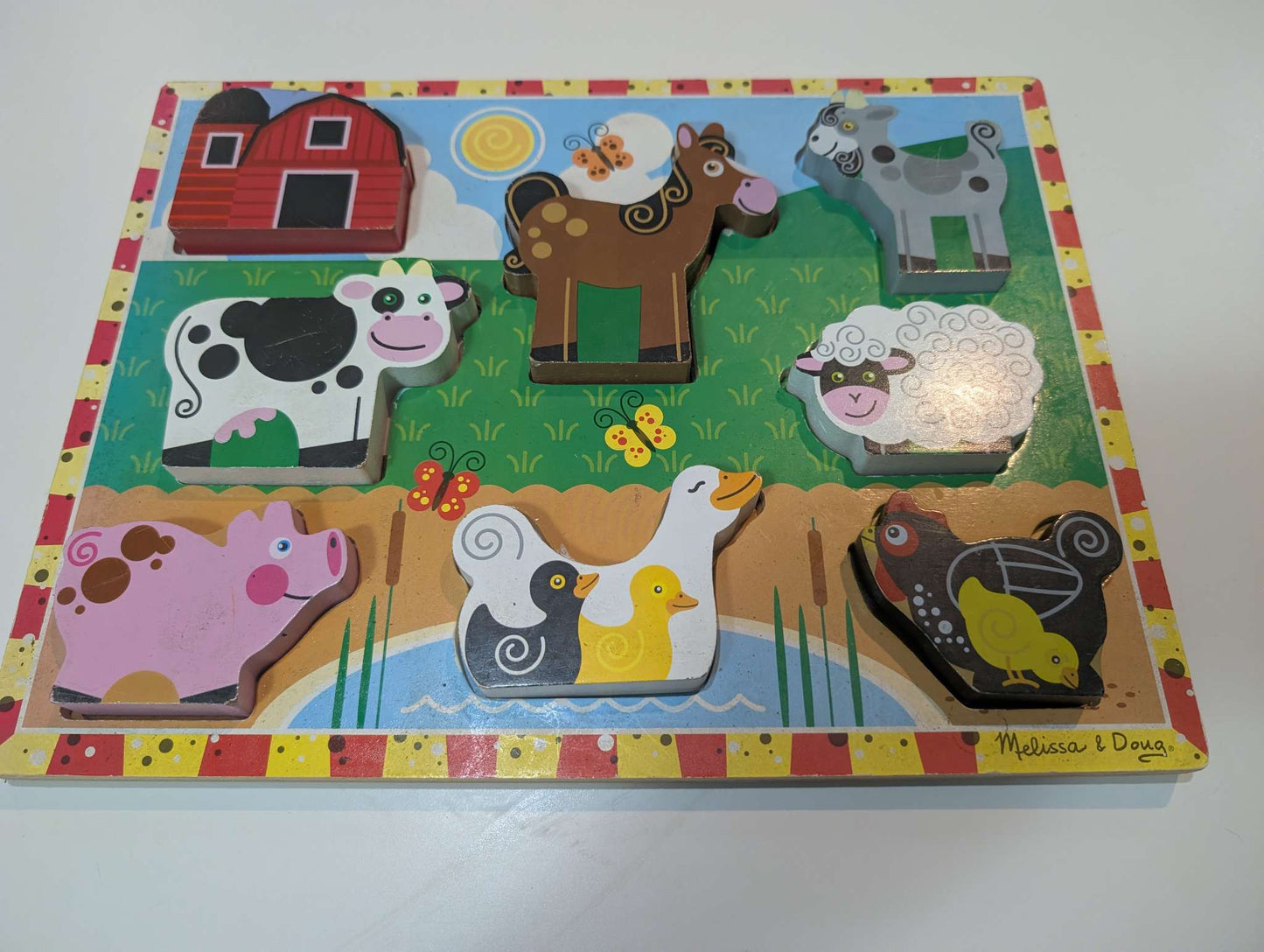 Melissa & Doug wooden Farm puzzle