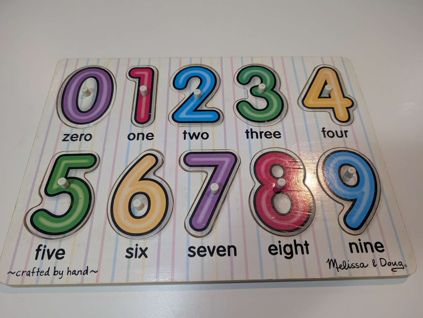 Melissa & Doug number puzzle