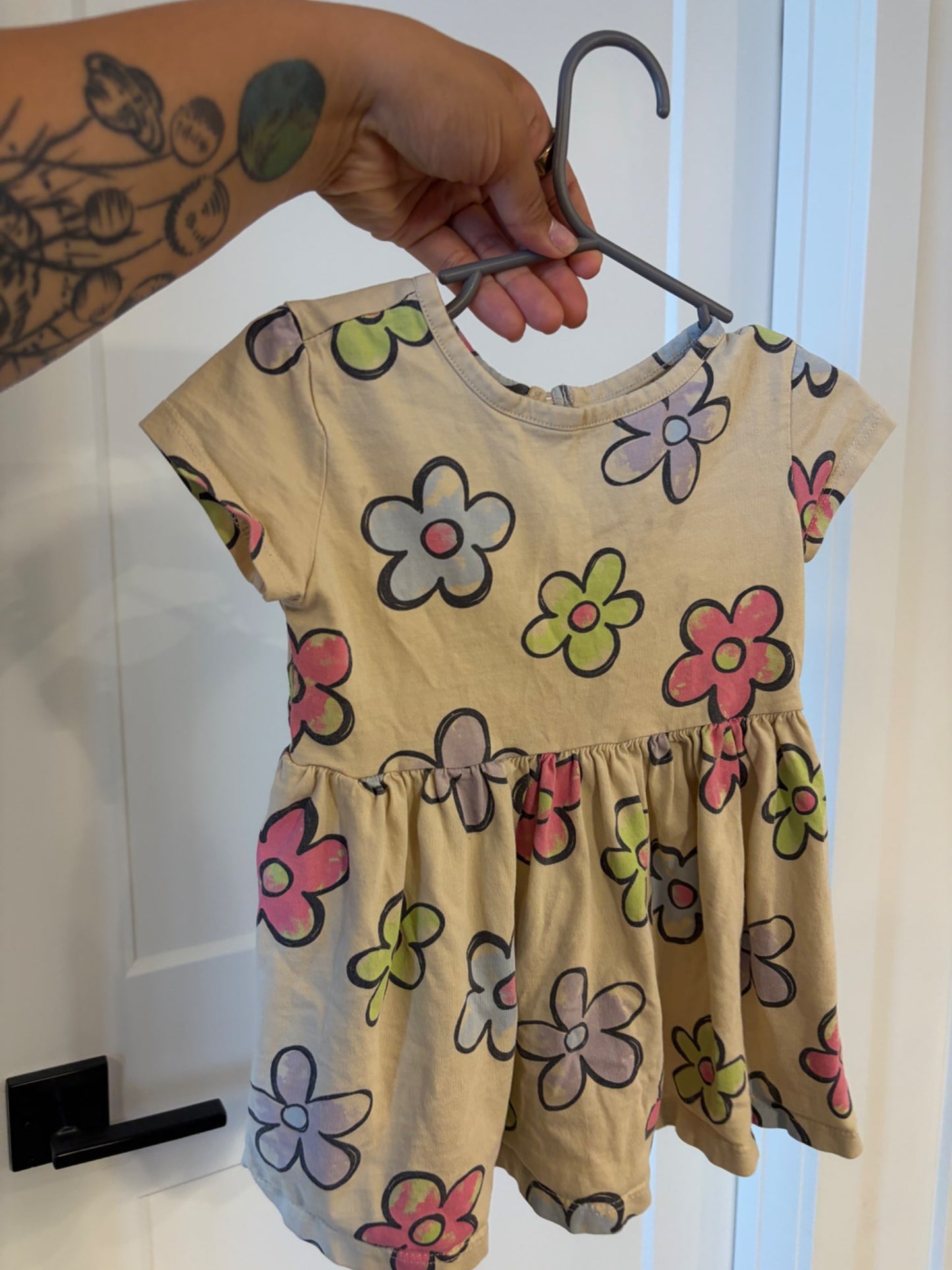 multicolor flower dress, 2T , Kids 2T