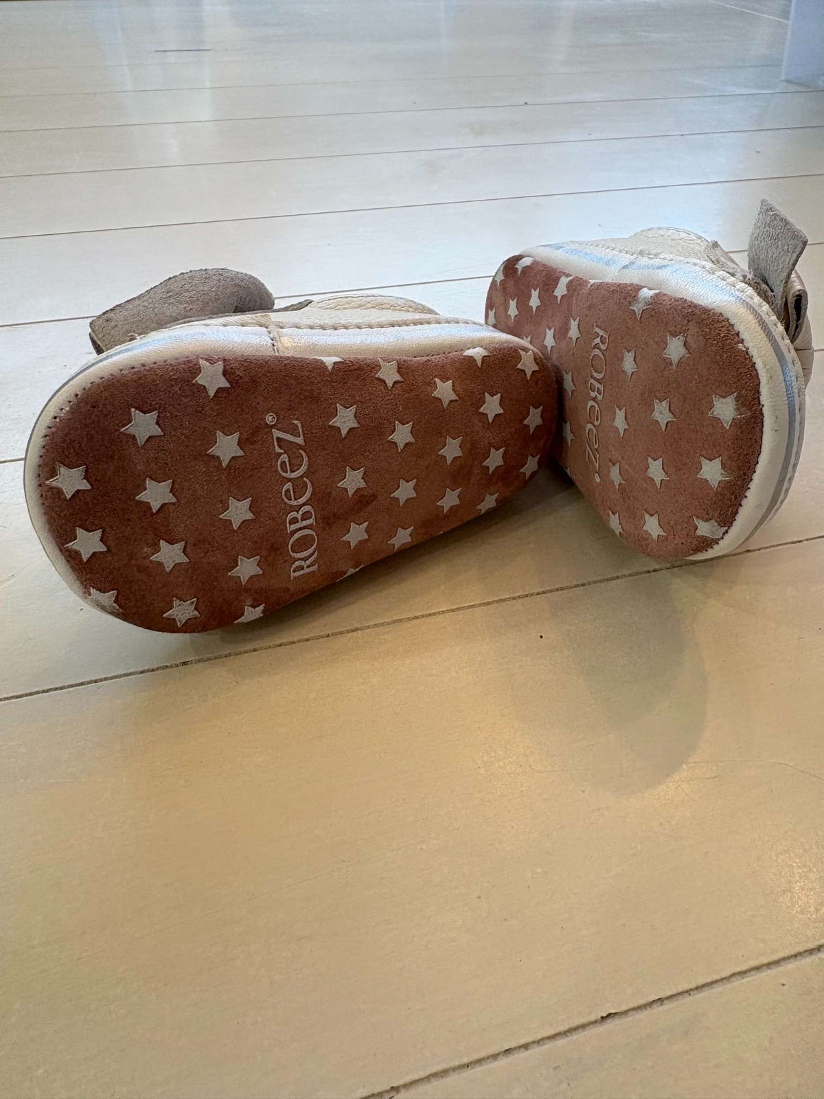 Beige Leather Shoes, Shoes 1.5 (Baby: 0-12 mth)