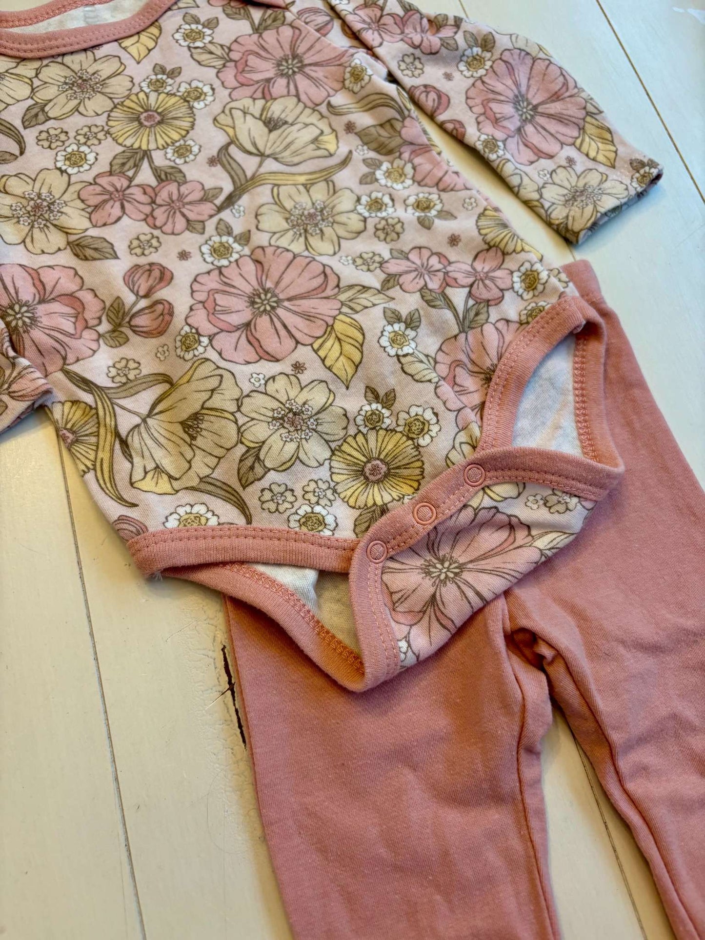 Floral Outfit, Kids 6 Month (3-6M)