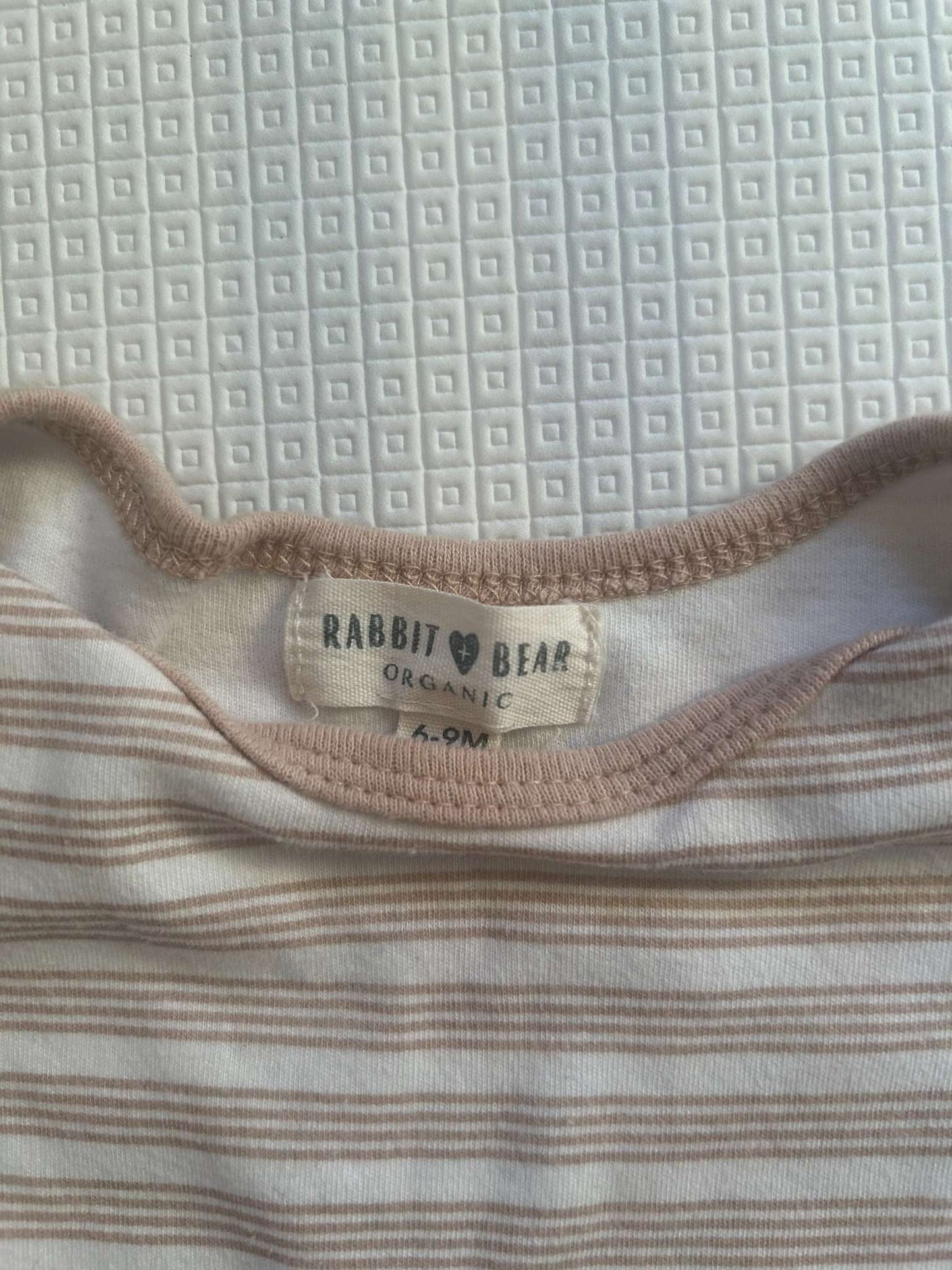 Rabbit + Bear baby bodysuit, Kids 9 Month (6-9M)