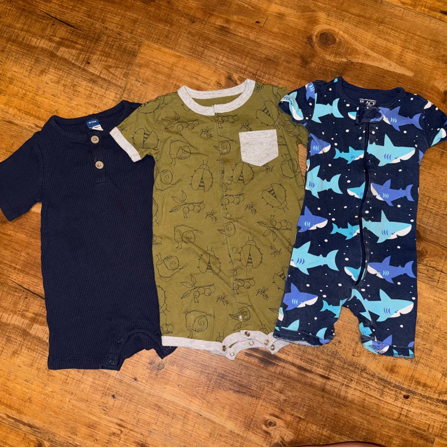 24M Shortall Romper Bundle, Kids 24 Month (18-24M)
