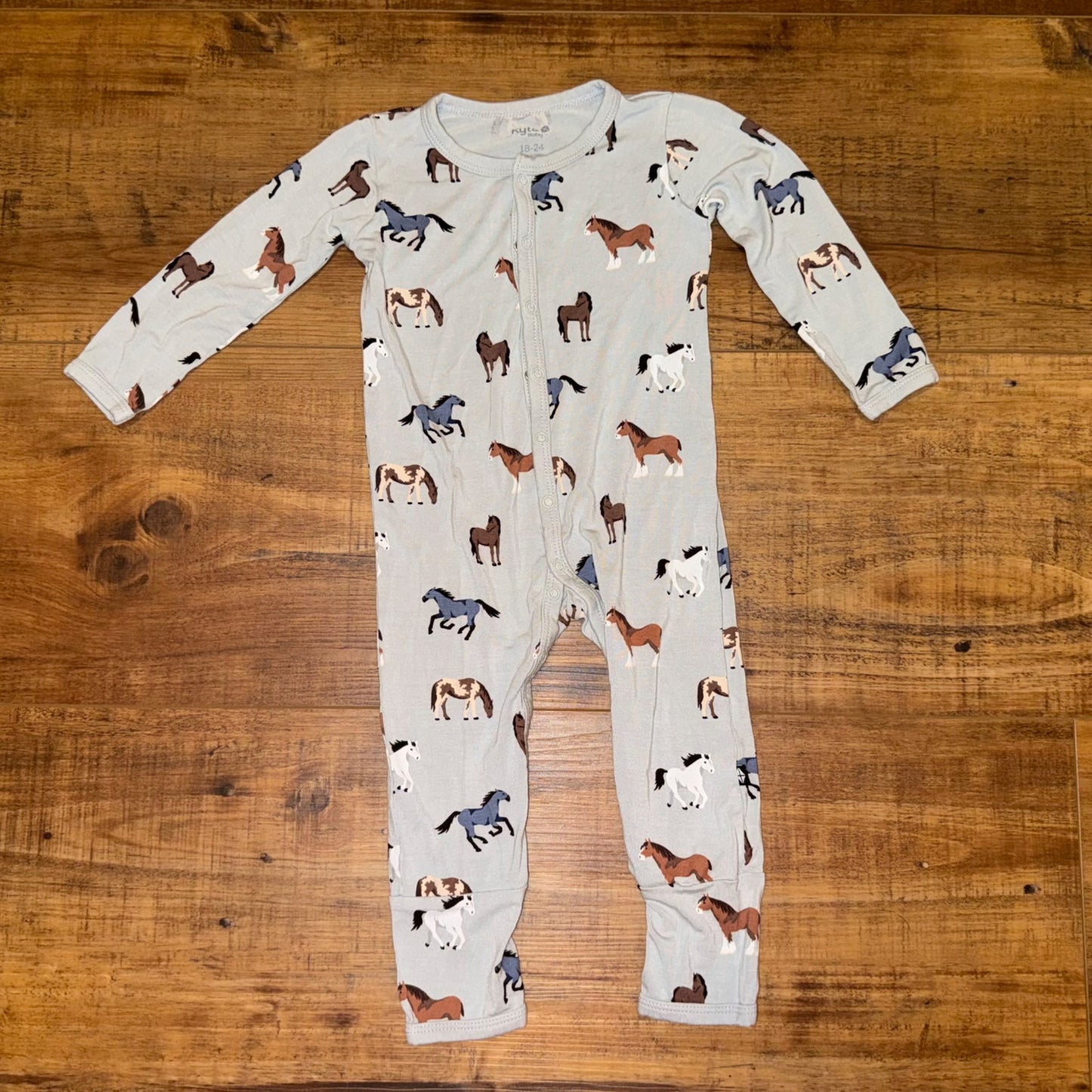 24M Kyte Baby Snap Romper - Horse, Kids 24 Month (18-24M)