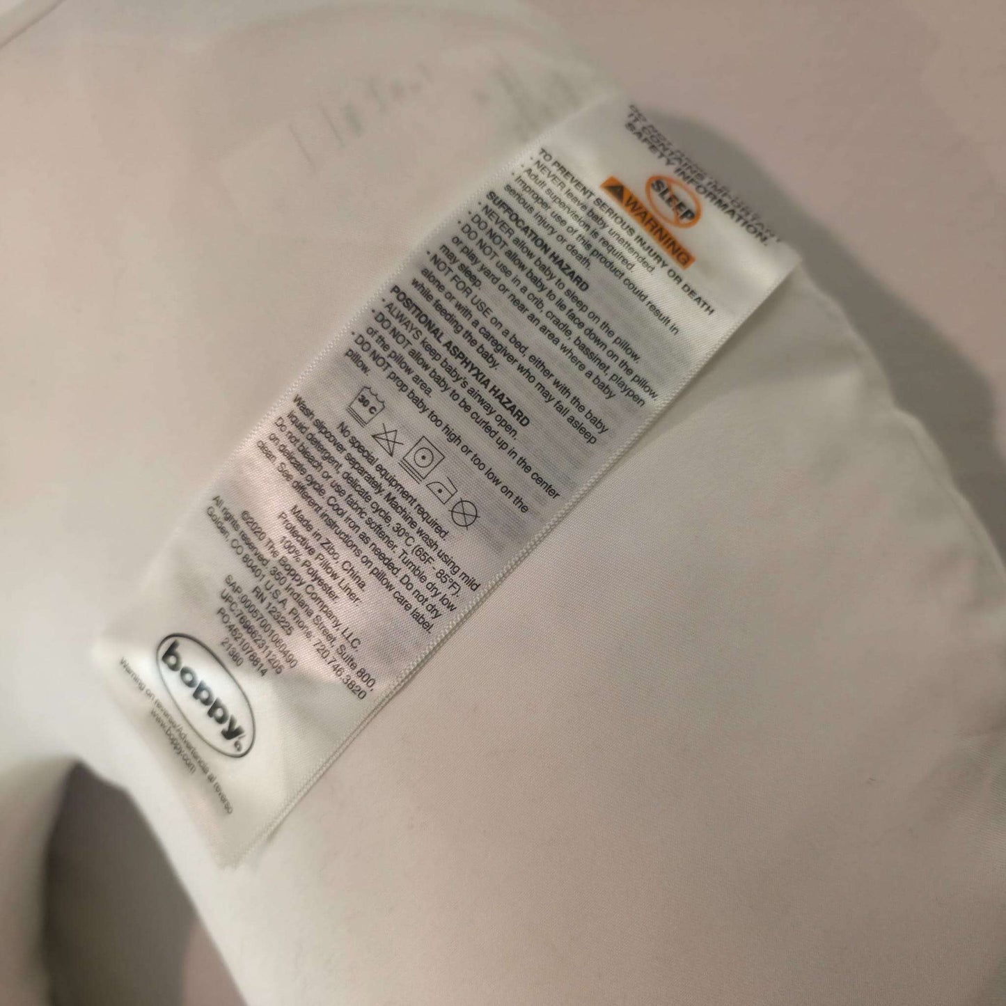 Boppy nursing pillow with covers