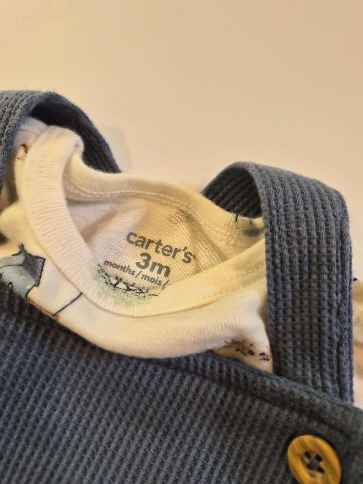3M 2-Piece Long-Sleeve Tee & Coverall, Kids 3 Month (0-3M)