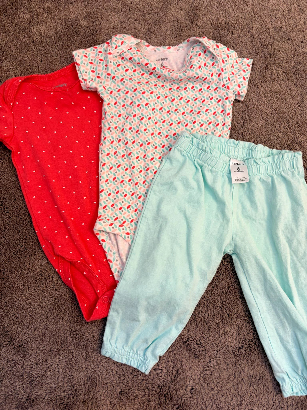Carter's 3-6 month outfit bundle , Kids 6 Month (3-6M)