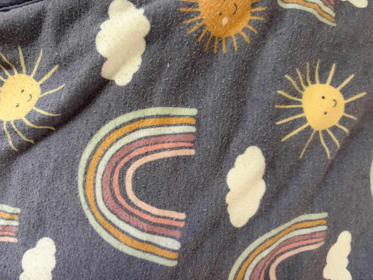 Copper Pearl Sleep Sack set - 2 rainbow pattern (6-12 months), 6-12 Months (Medium)