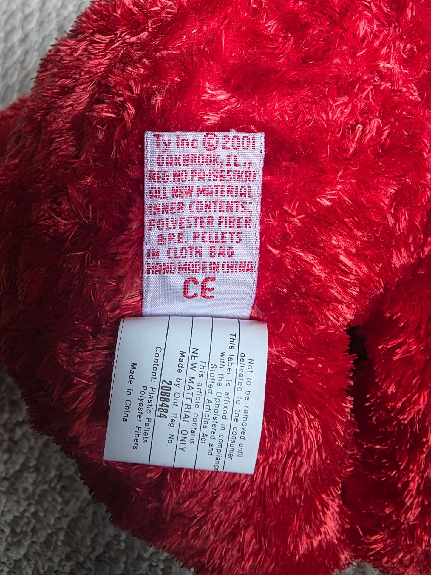 Ty Sizzle the Bear Beanie Buddy