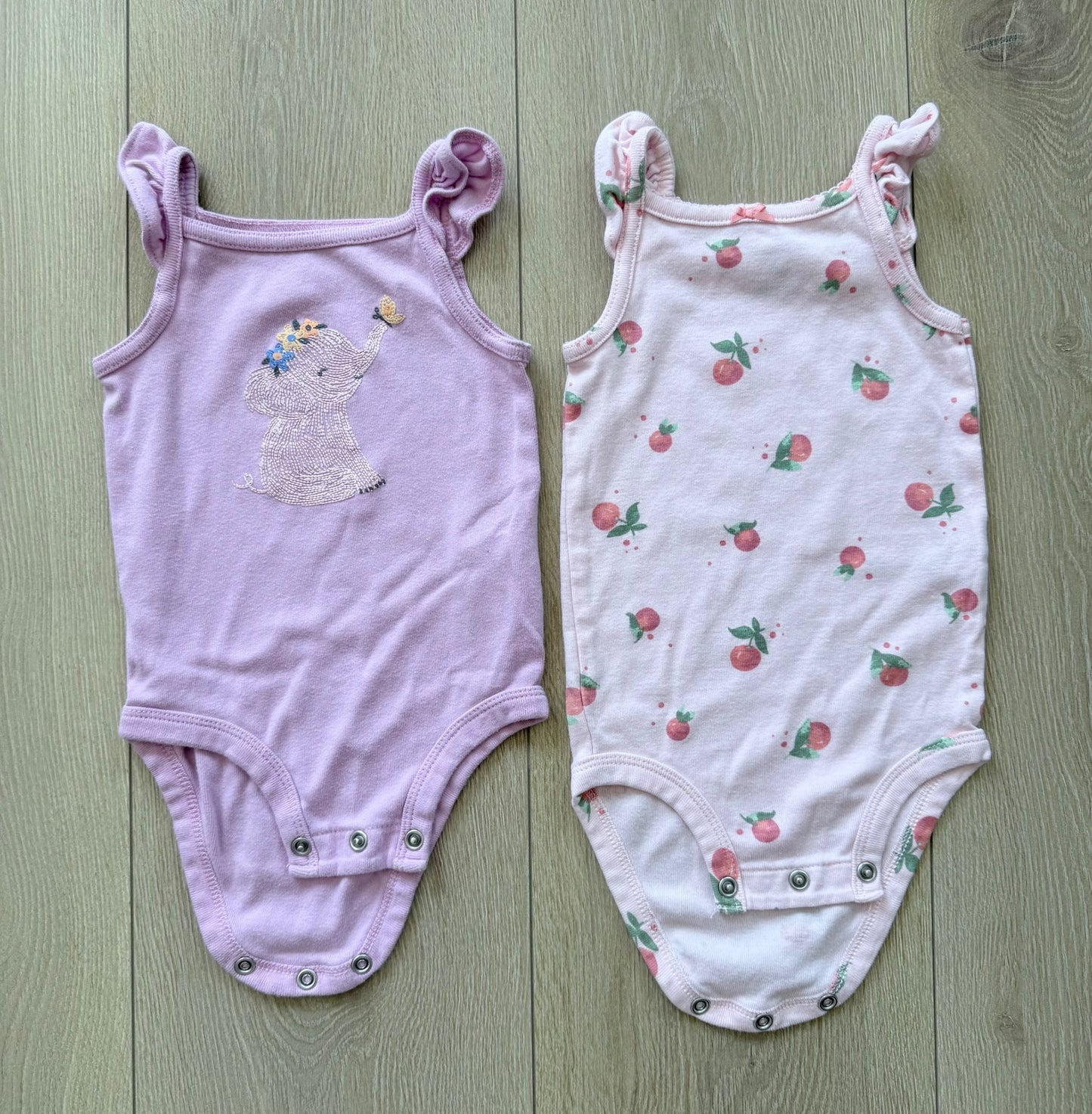 Baby Girl Sleeveless Onesie Bodysuits , Kids 6 Month (3-6M)
