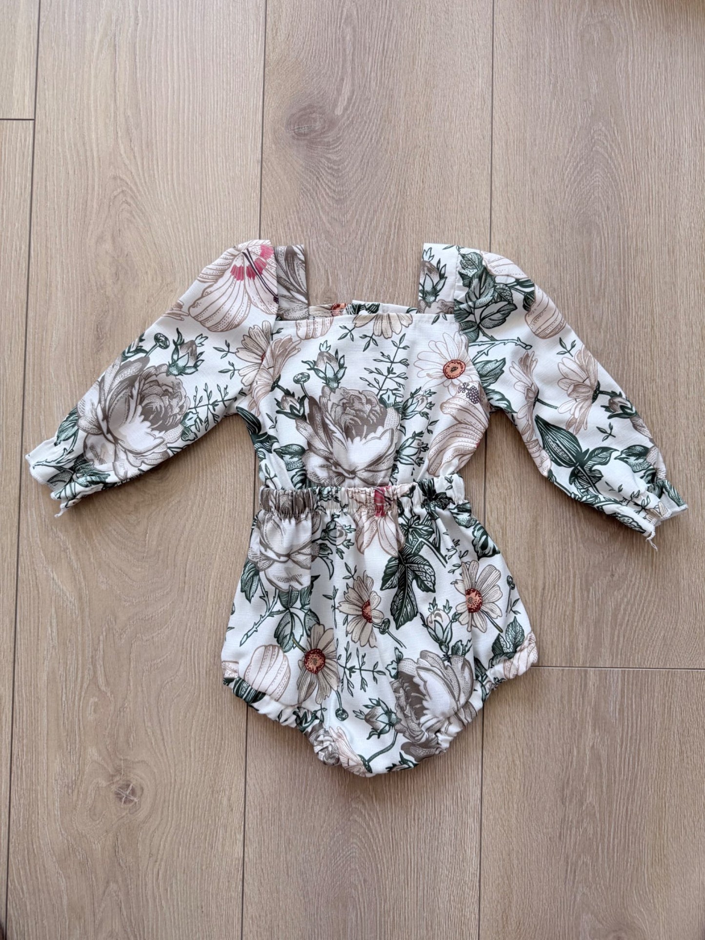 Baby Girl Flower Shorts Dress, Kids 6 Month (3-6M)