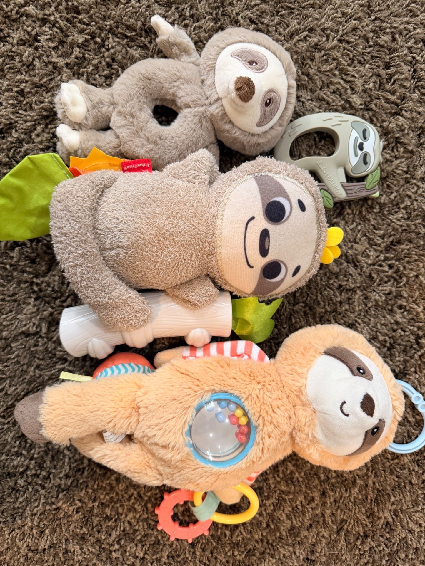 Sloth Infant Toy Bundle