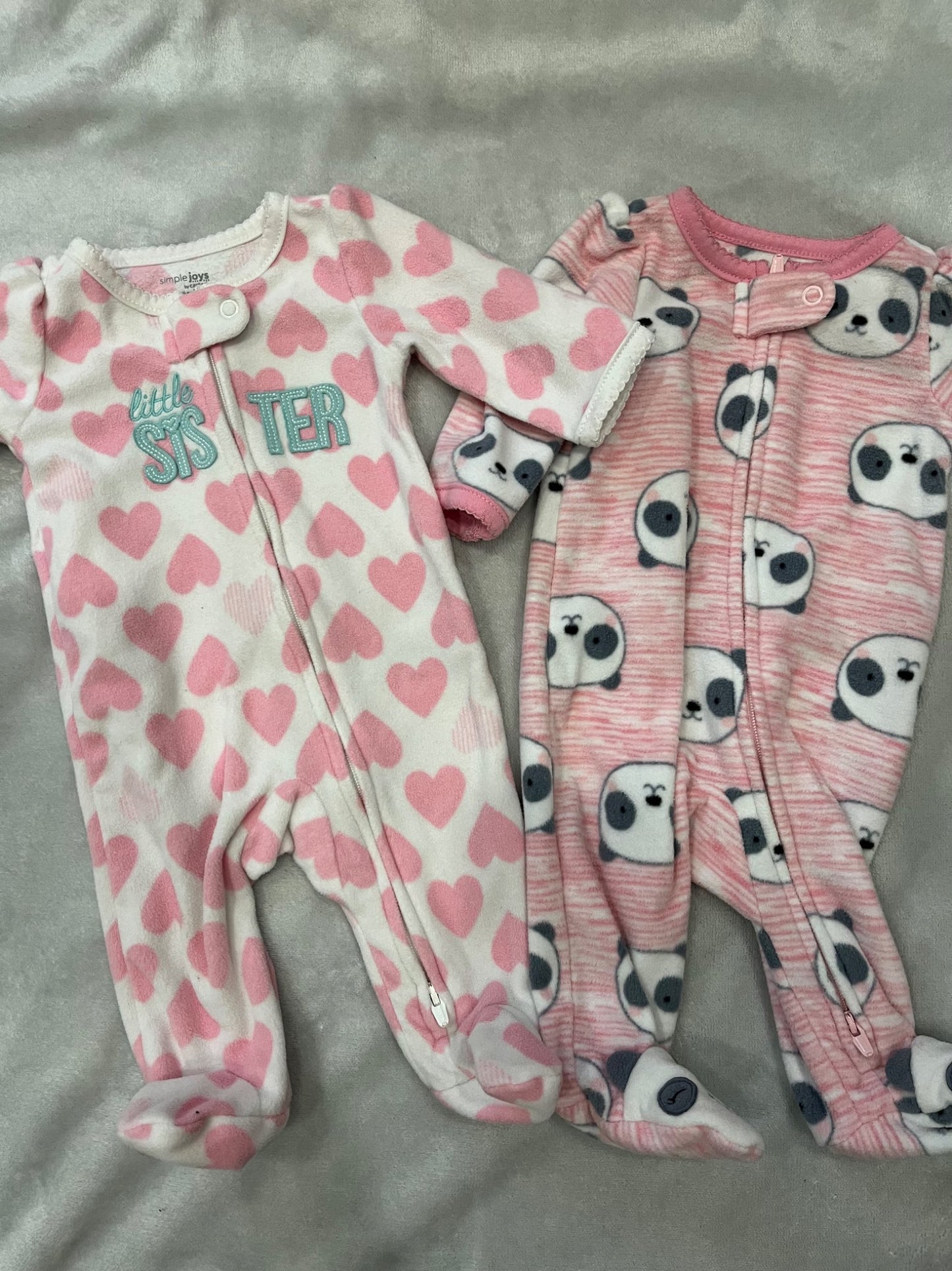 Carter’s NB Fleece Sleepers , Kids Newborn
