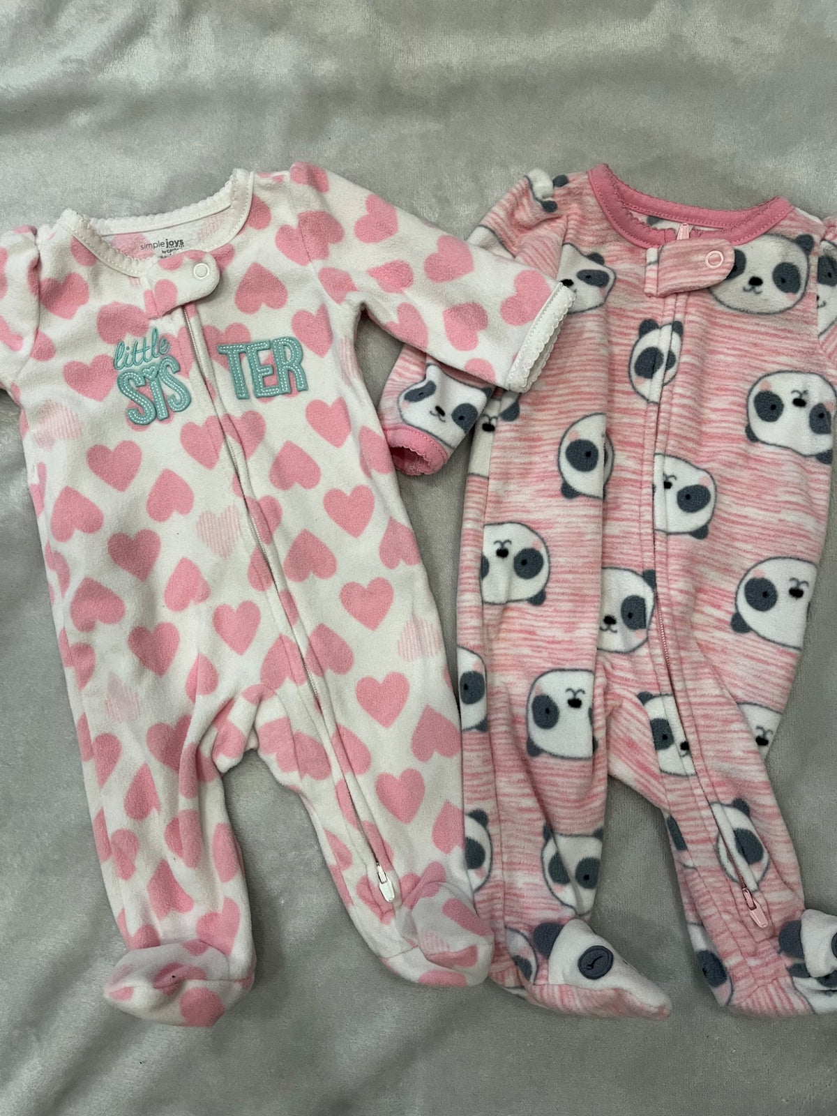 Carter’s NB Fleece Sleepers , Kids Newborn
