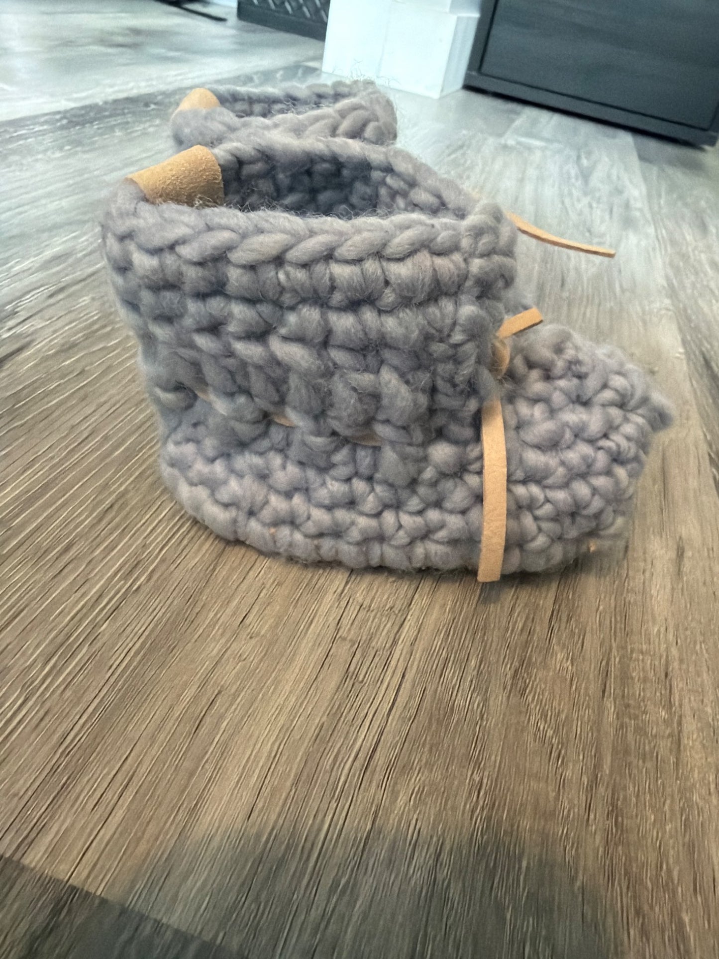 Knit booties , Kids 18 Month (12-18M)