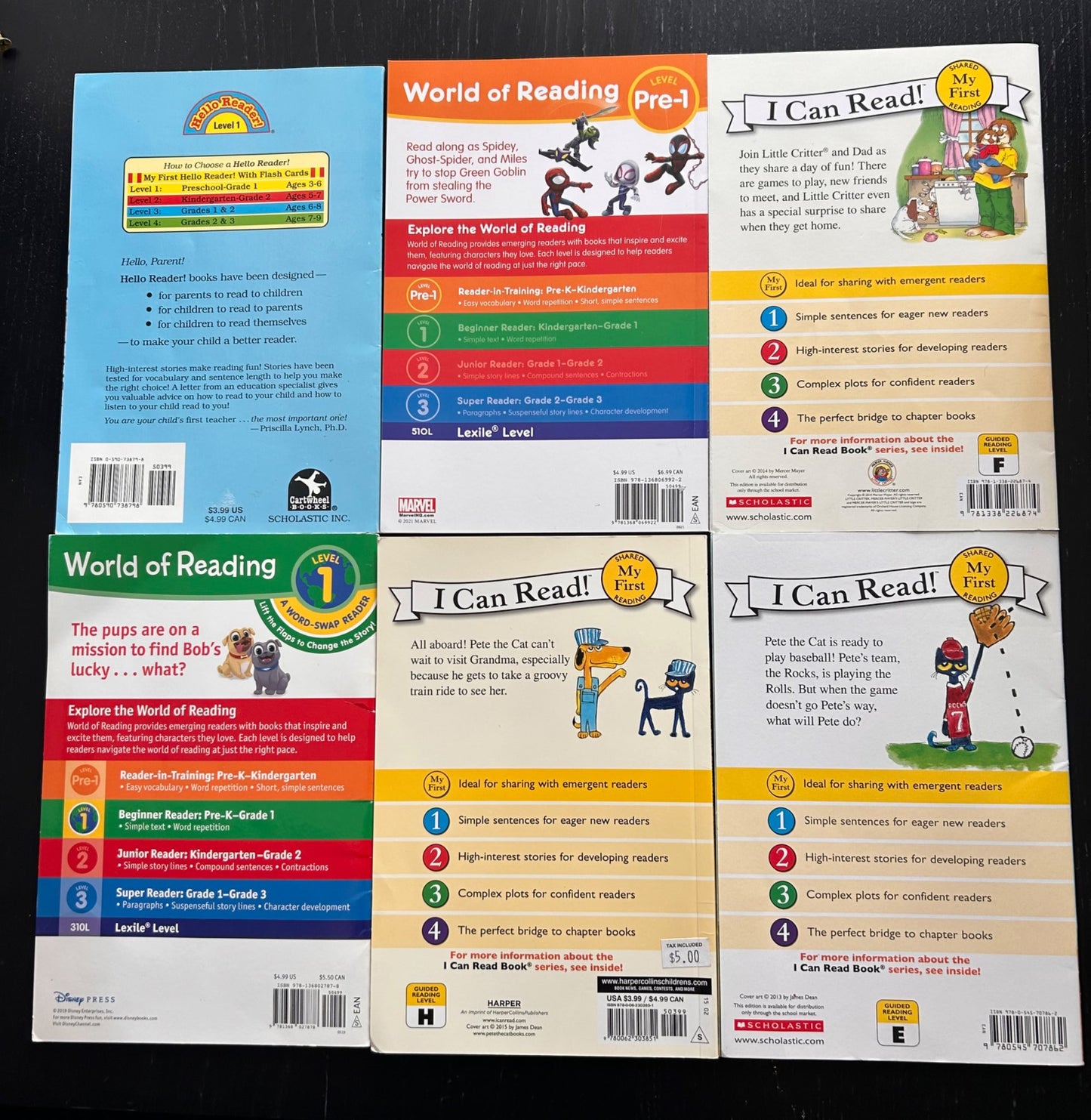 Beginner reading books