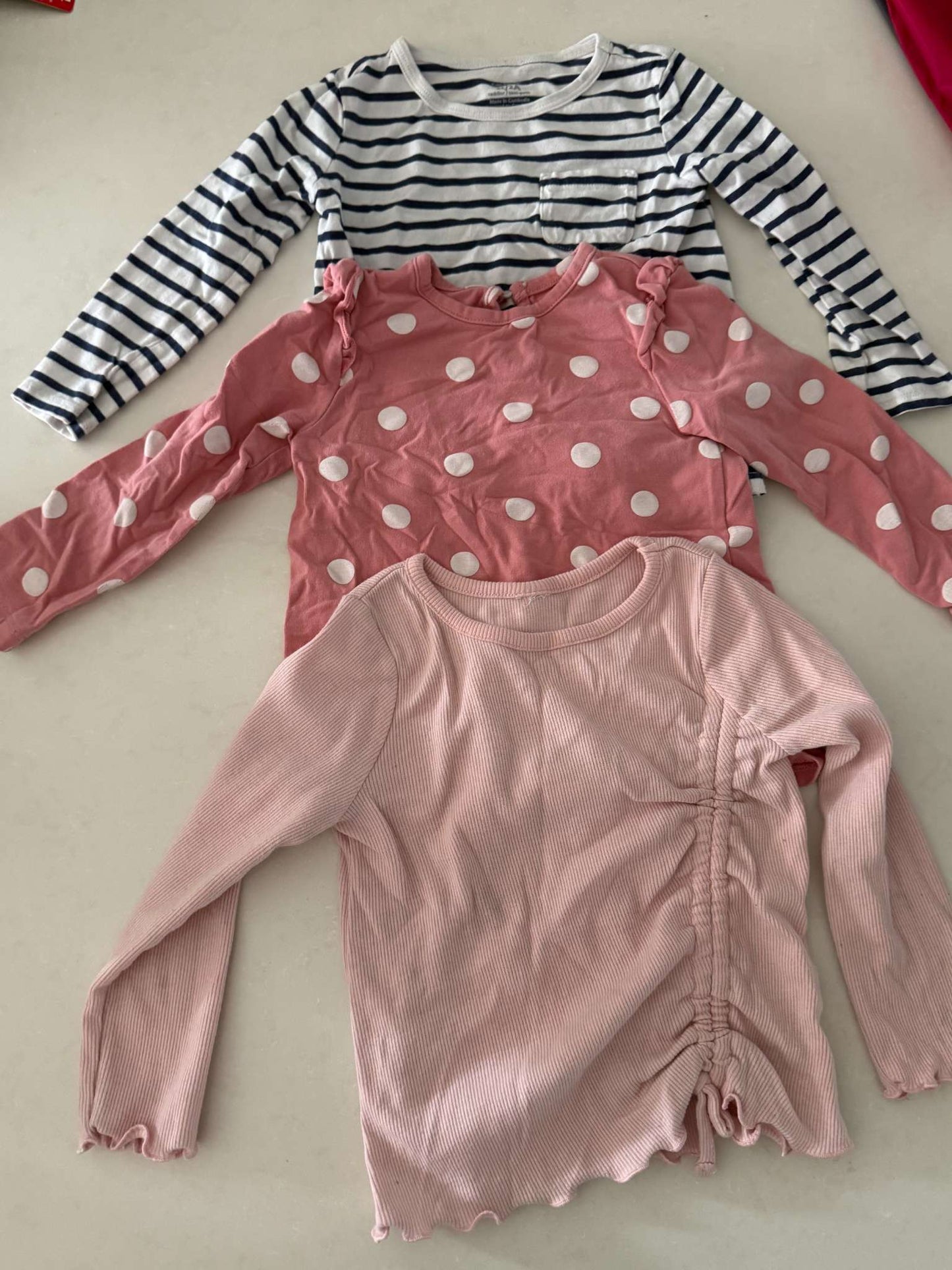 (3) long sleeves, Kids 2T
