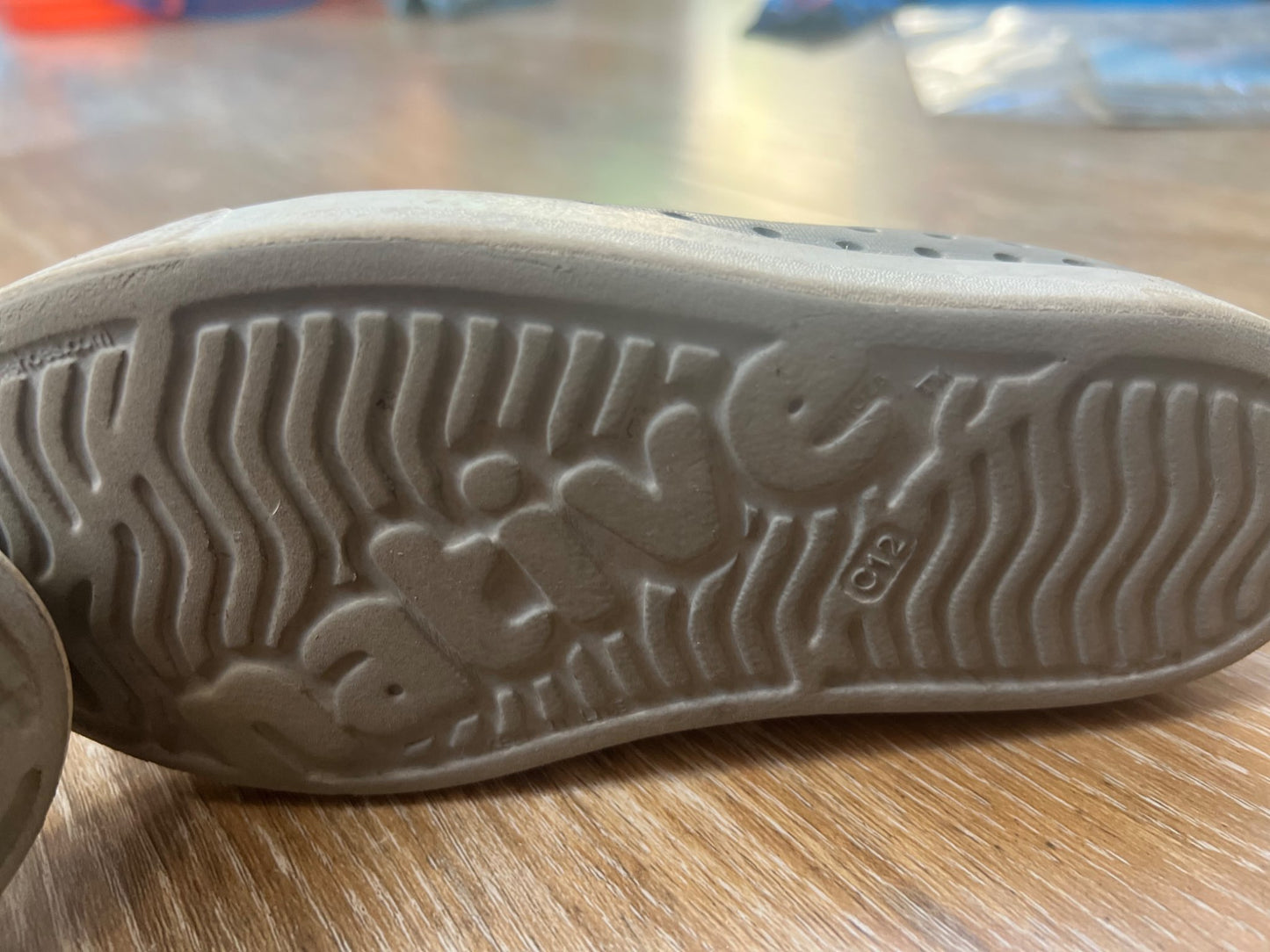 Grey NATIVE shoes size 12, Shoes 12 (Toddler:2-4yr)
