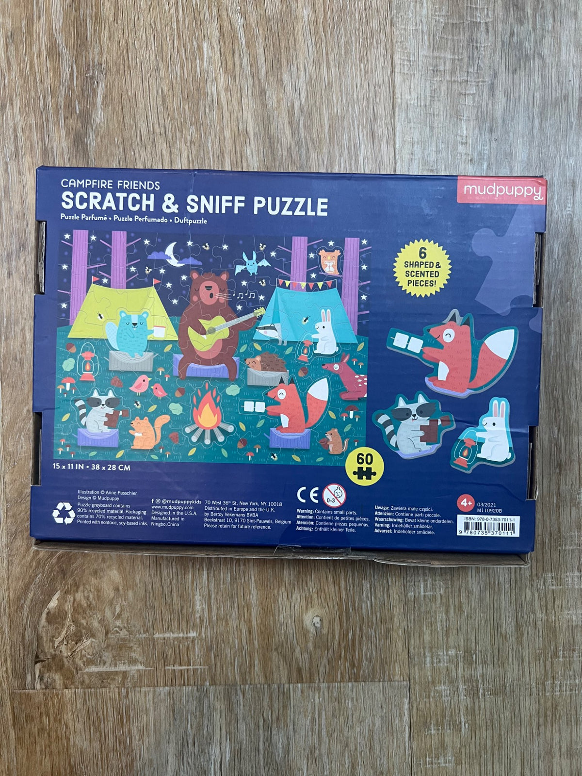 NEW Scratch & Sniff Puzzle - Campfire Friends (never been opened)