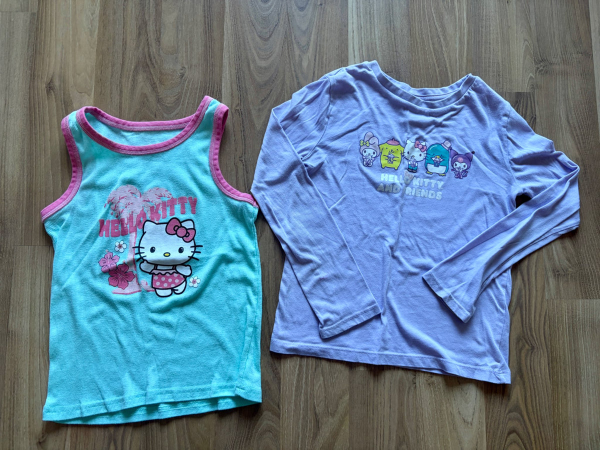 Hello Kitty tops x 2, Kids 7