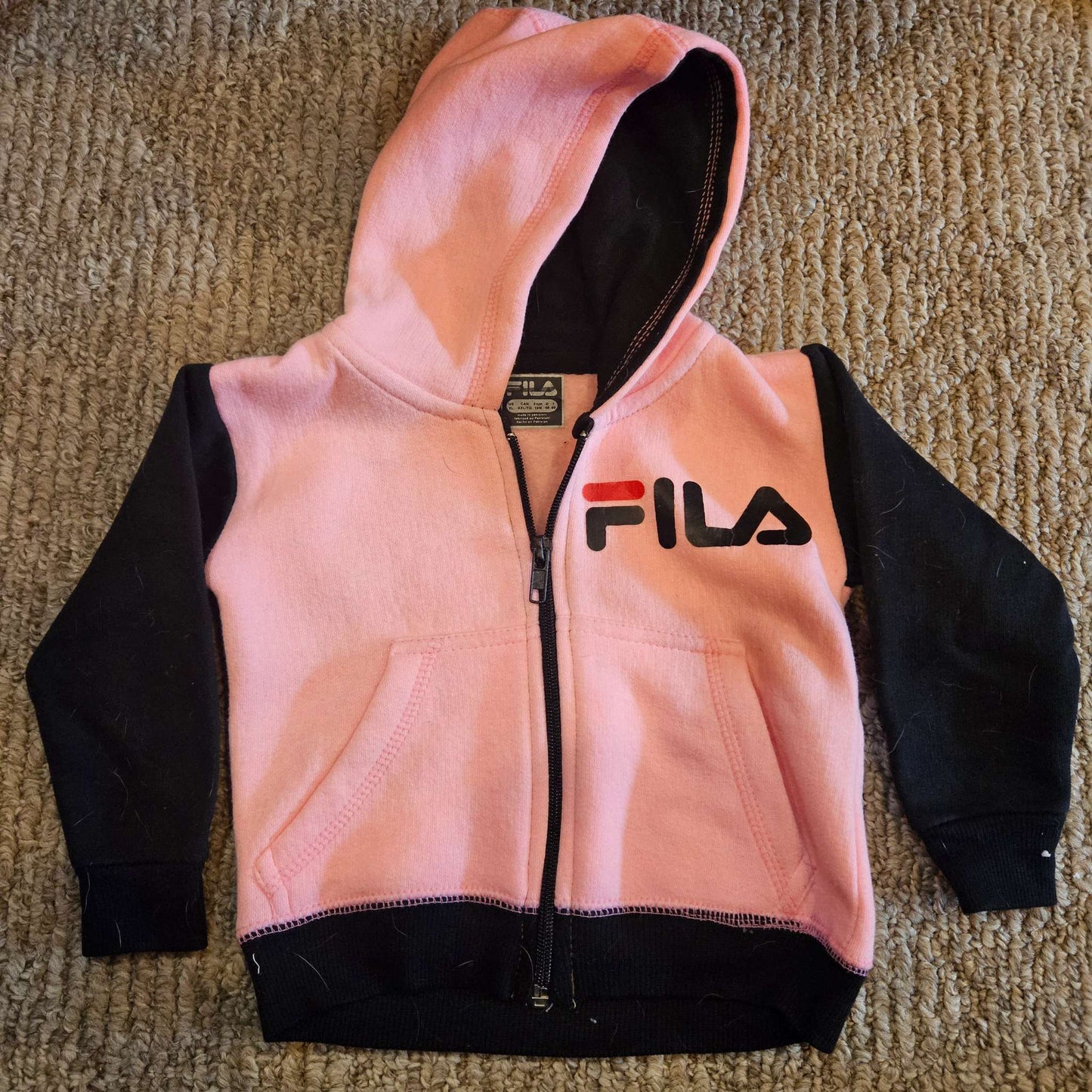 Fila girls zip- up sweater, Kids 24 Month (18-24M)