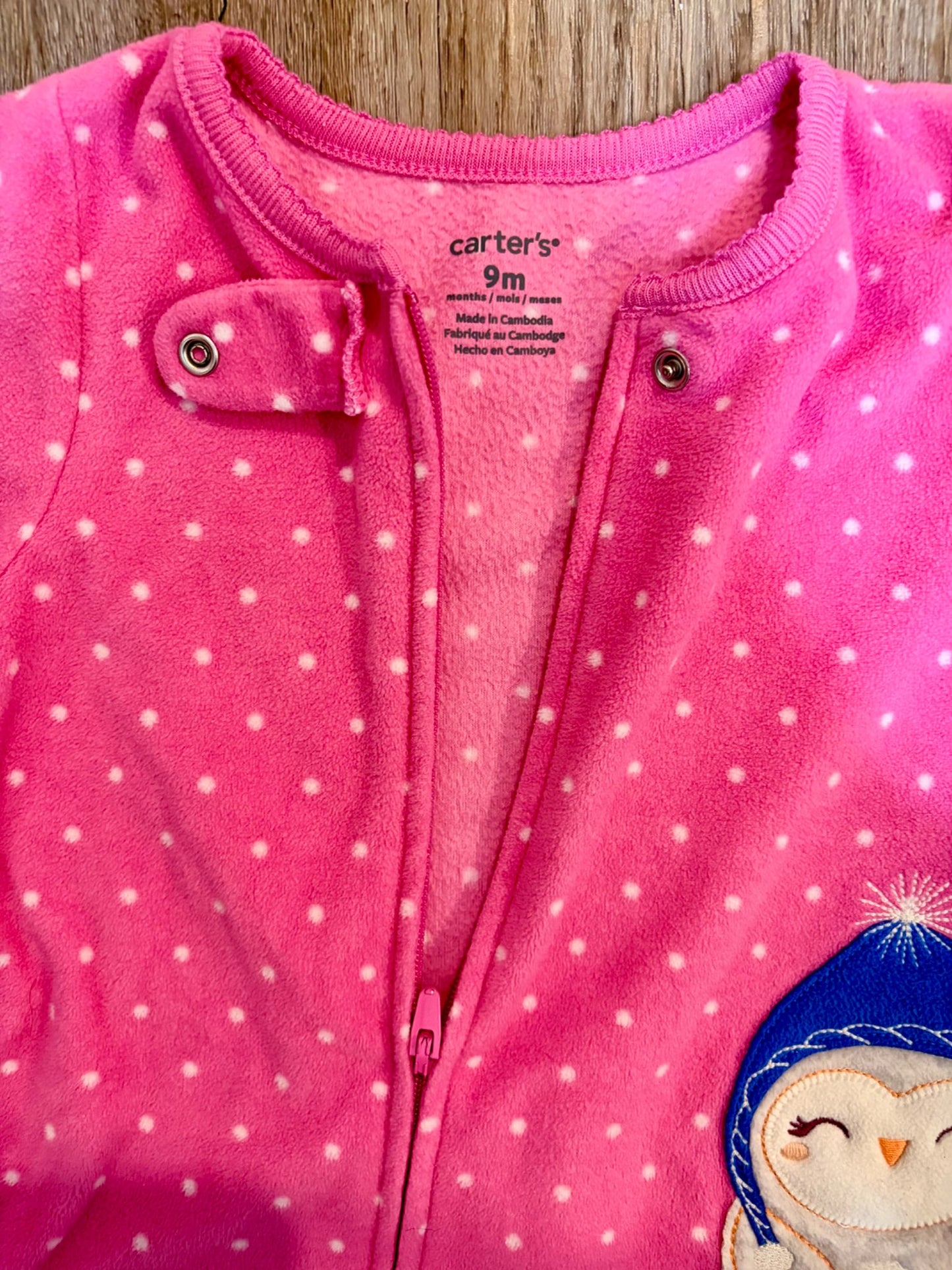 Fleece Sleeper, Kids 9 Month (6-9M)