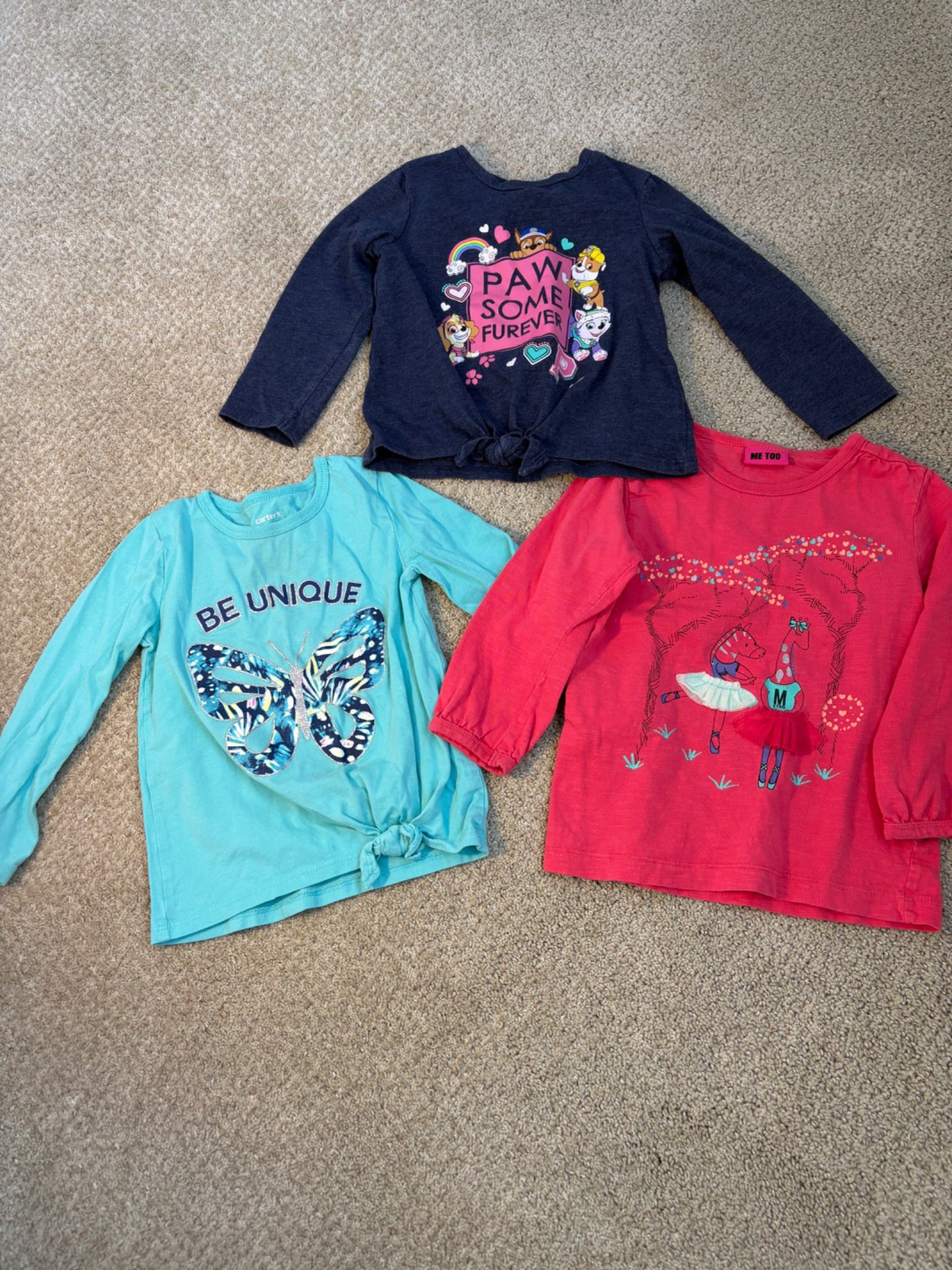 3T long sleeve shirt bundle , Kids 3T