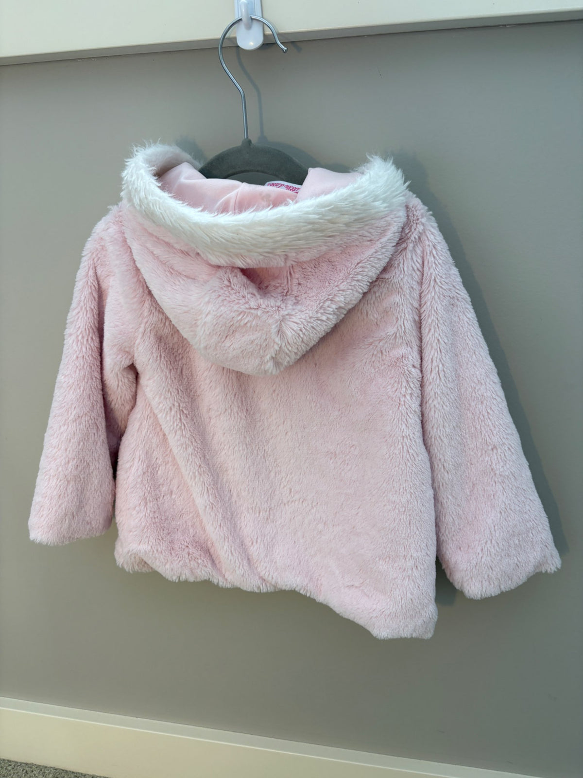 Little lass unicorn fluffy cozy sweater jacket 24 months , Kids 24 Month (18-24M)