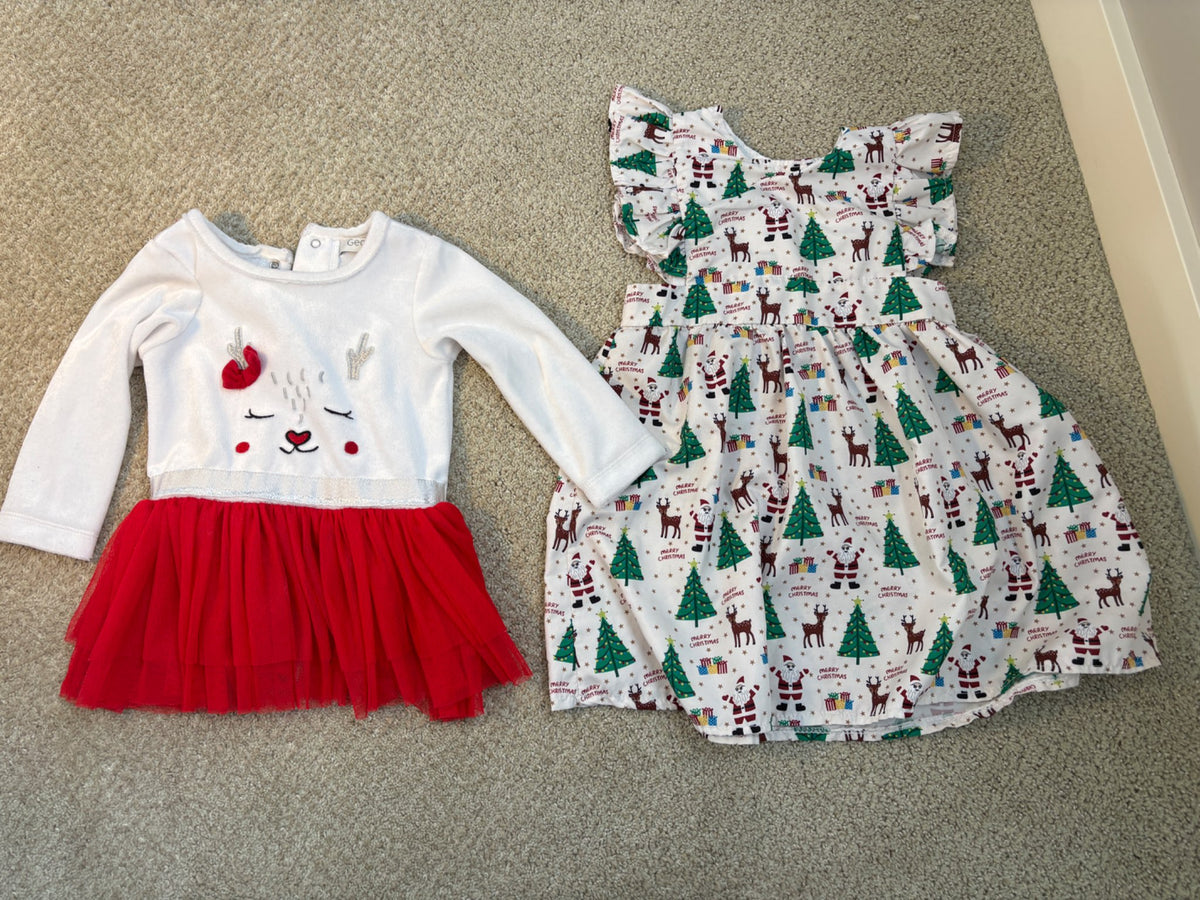 Christmas dress bundle 12-18 months, Kids 18 Month (12-18M)